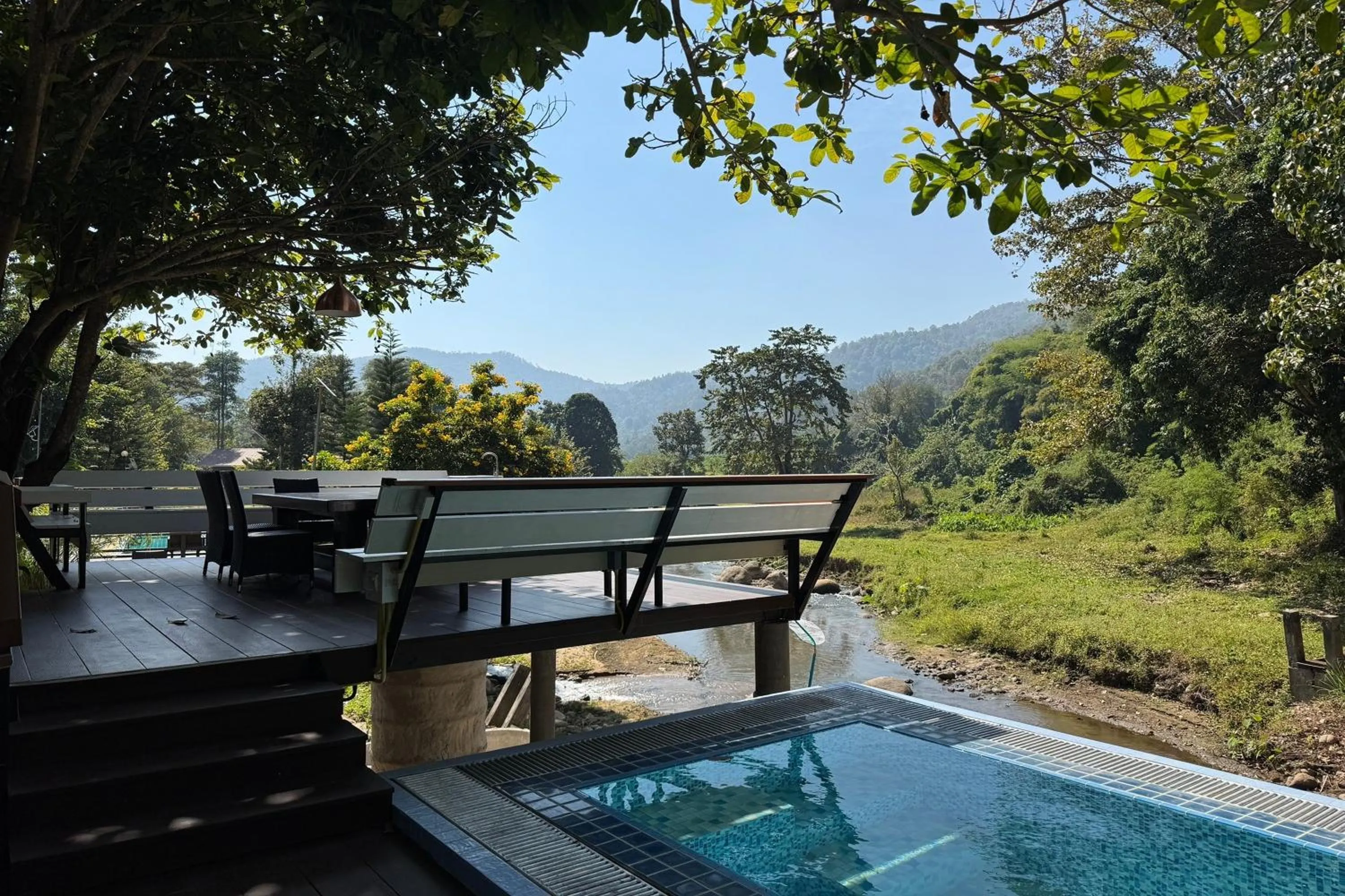 Swimming pool in Tung Lakorn Farm