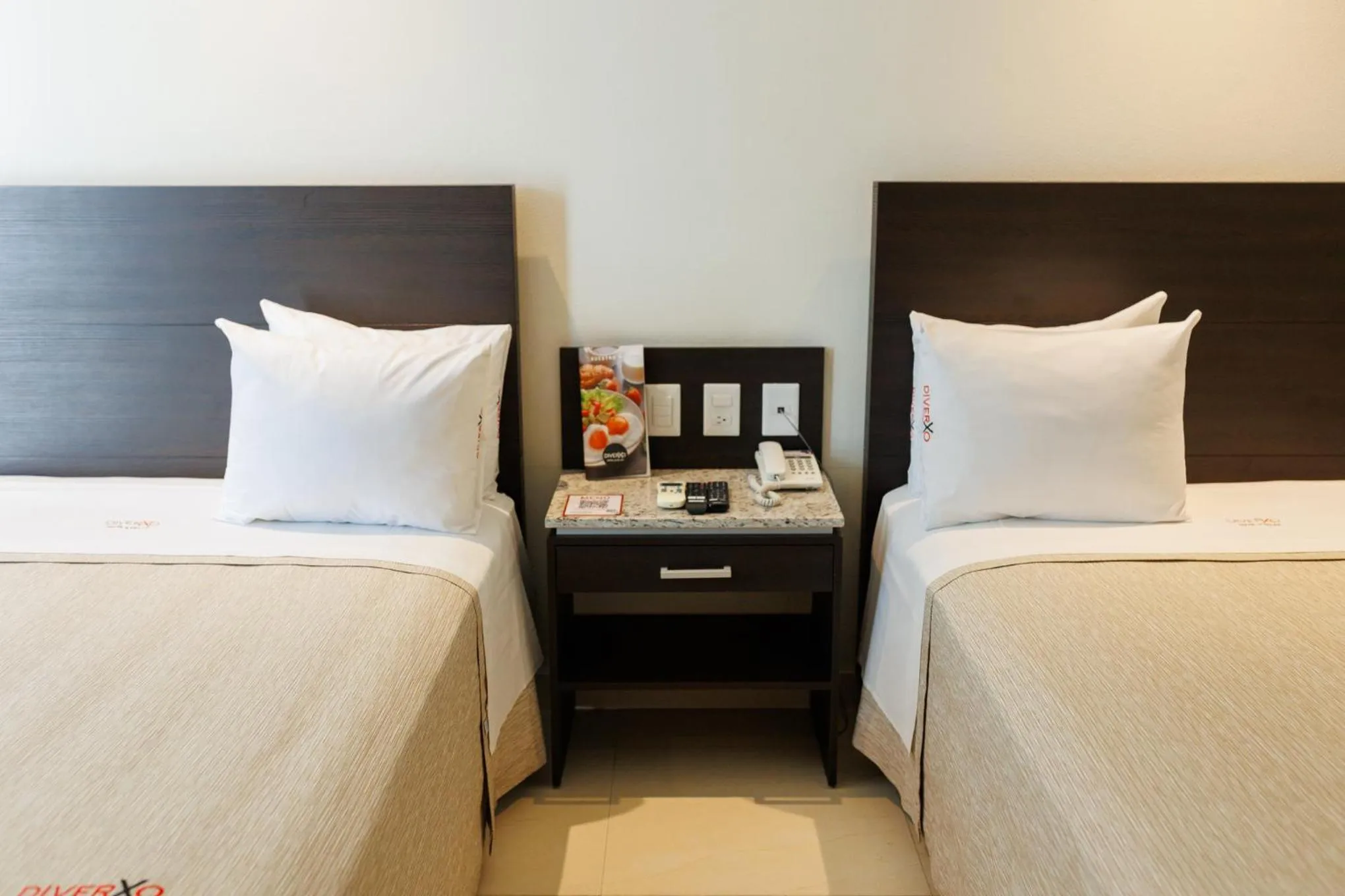 Bed in Diverxo Hotel & Villas