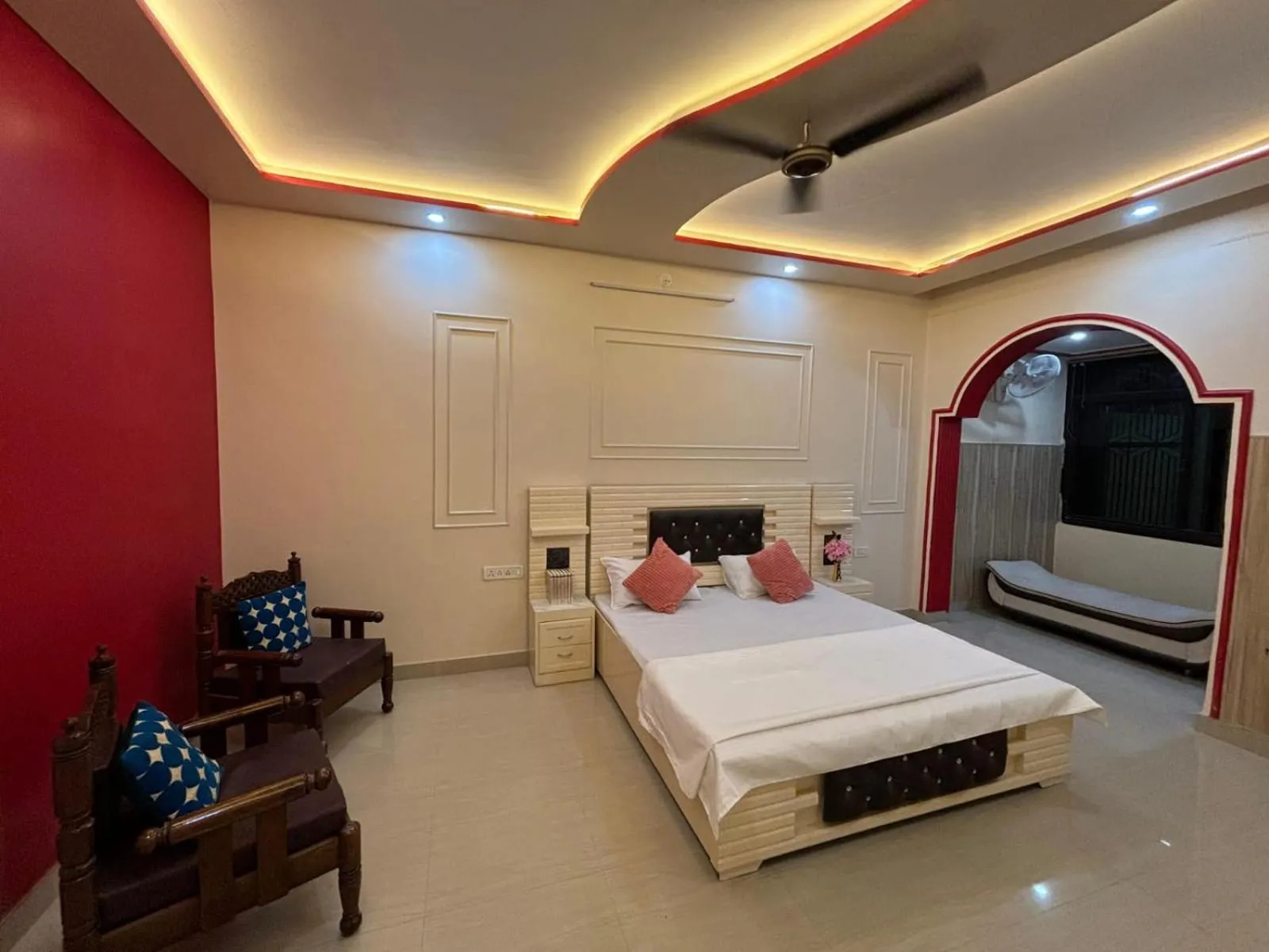 Bed in The Noor House homestay