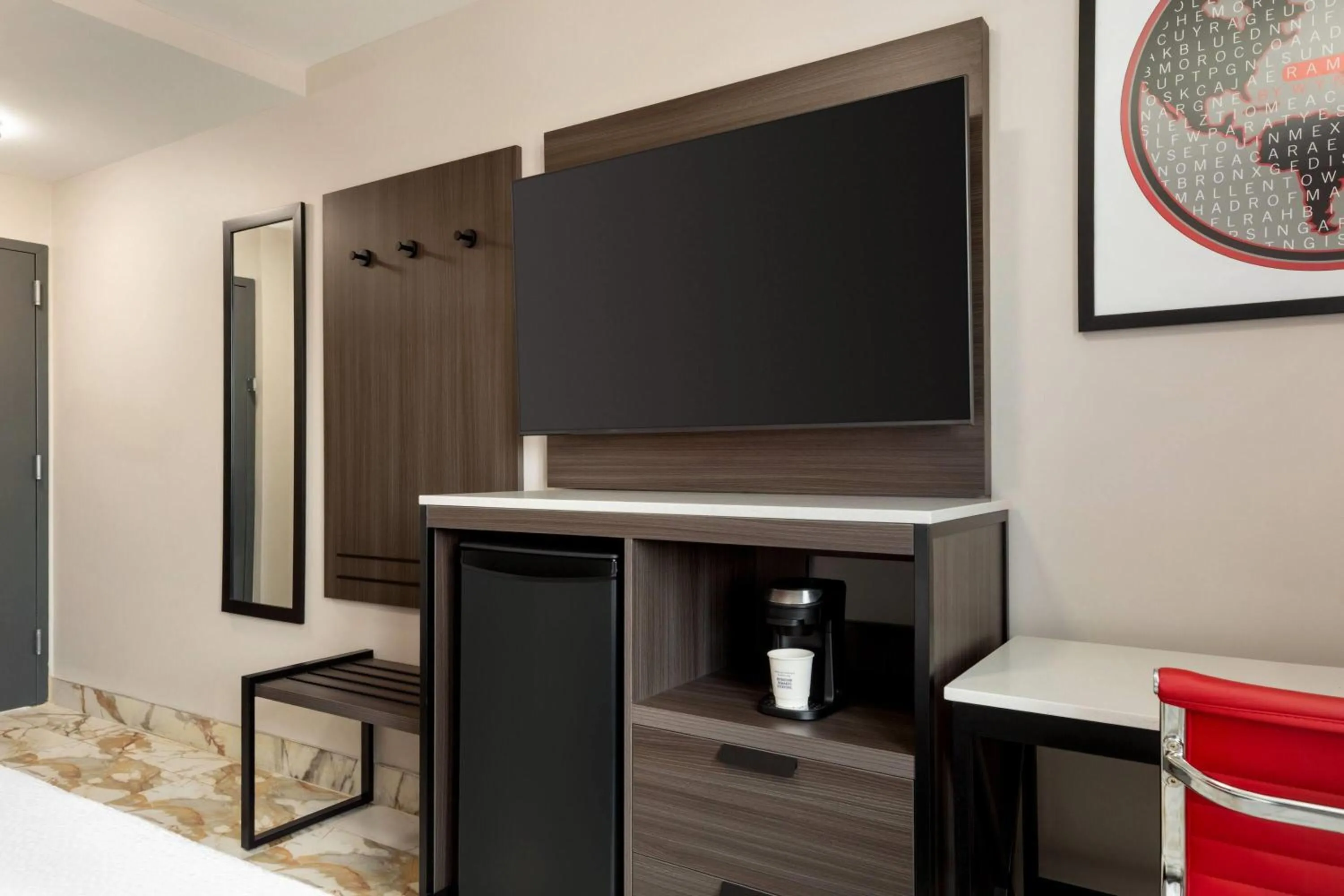 Photo of the whole room, Bed in Ramada by Wyndham Brooklyn Empire Blvd