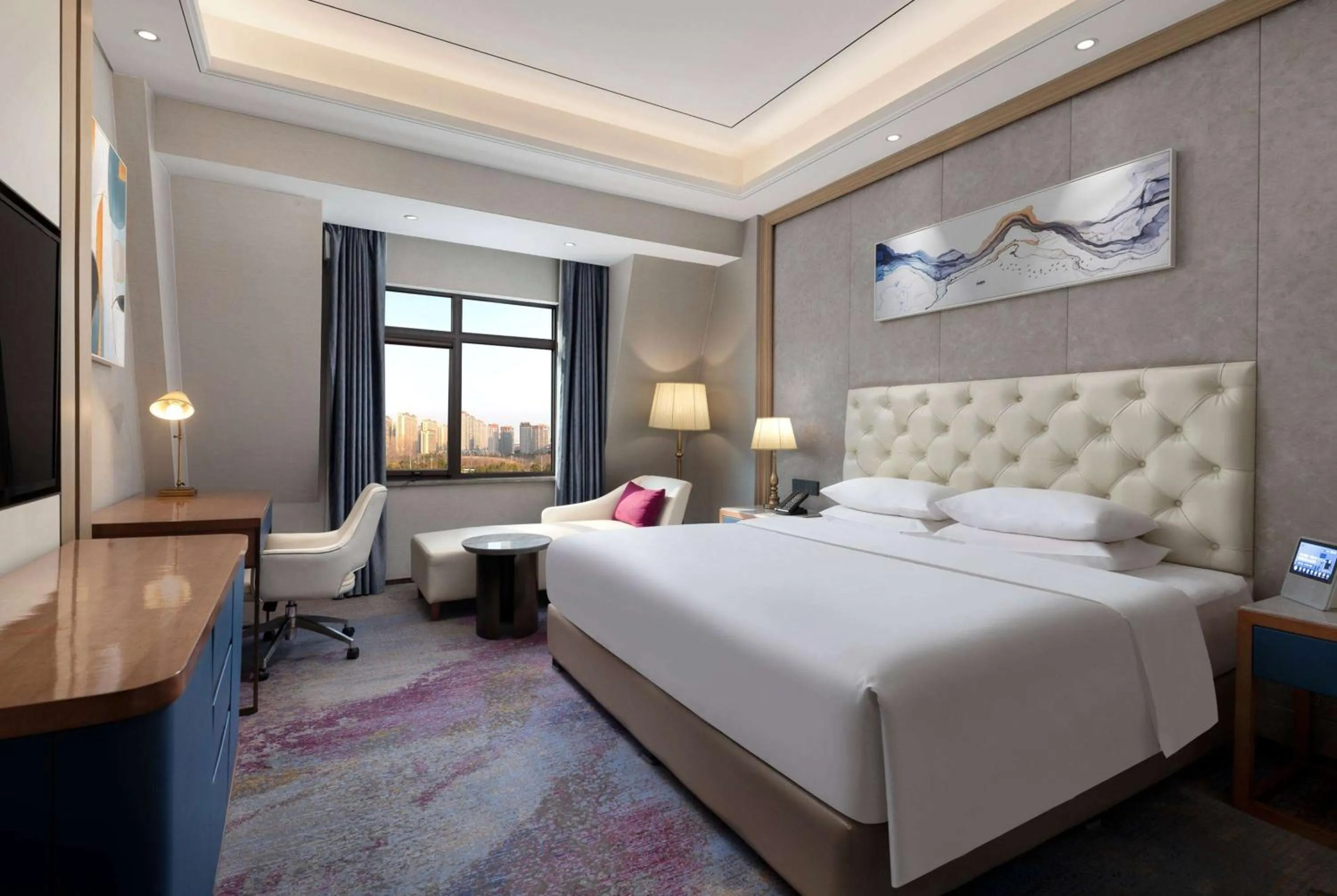 Photo of the whole room, Bed in Ramada by Wyndham Zhumadian West Station