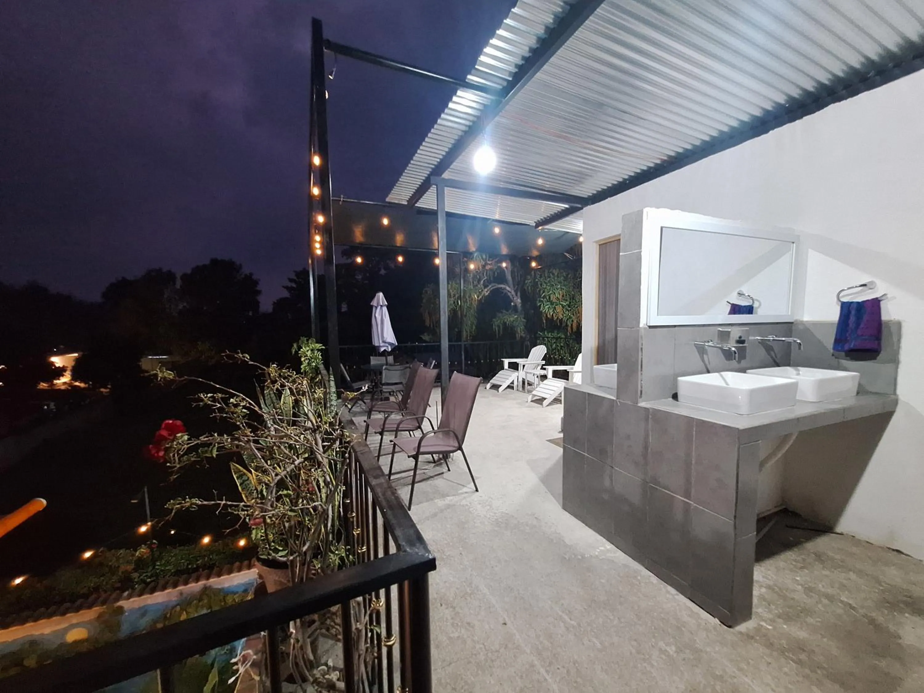 Open Air Bath in Hospedaje El Viajero