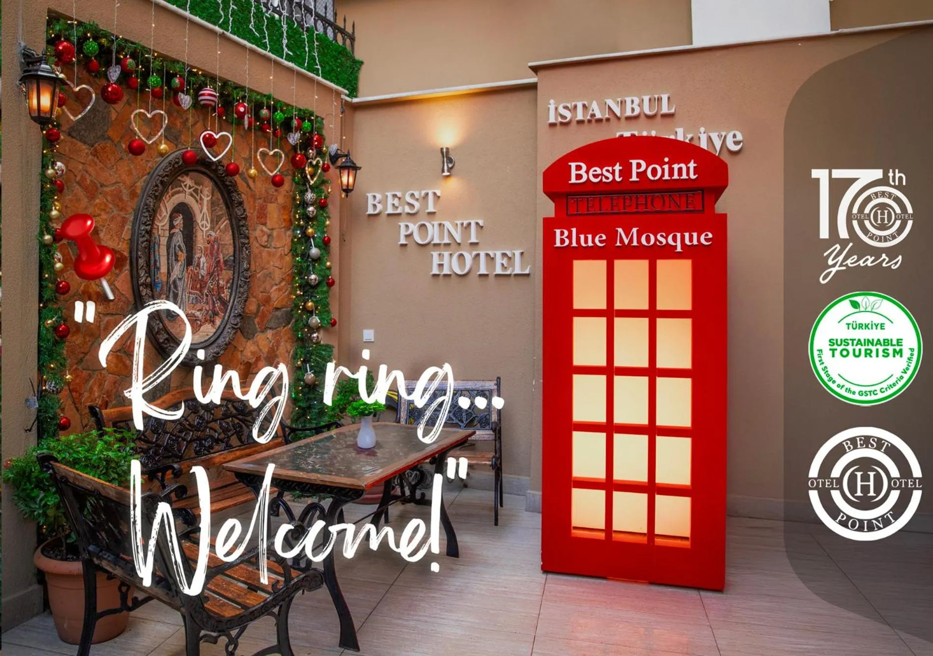 Patio in Best Point Hotel Sultanahmet,Istanbul