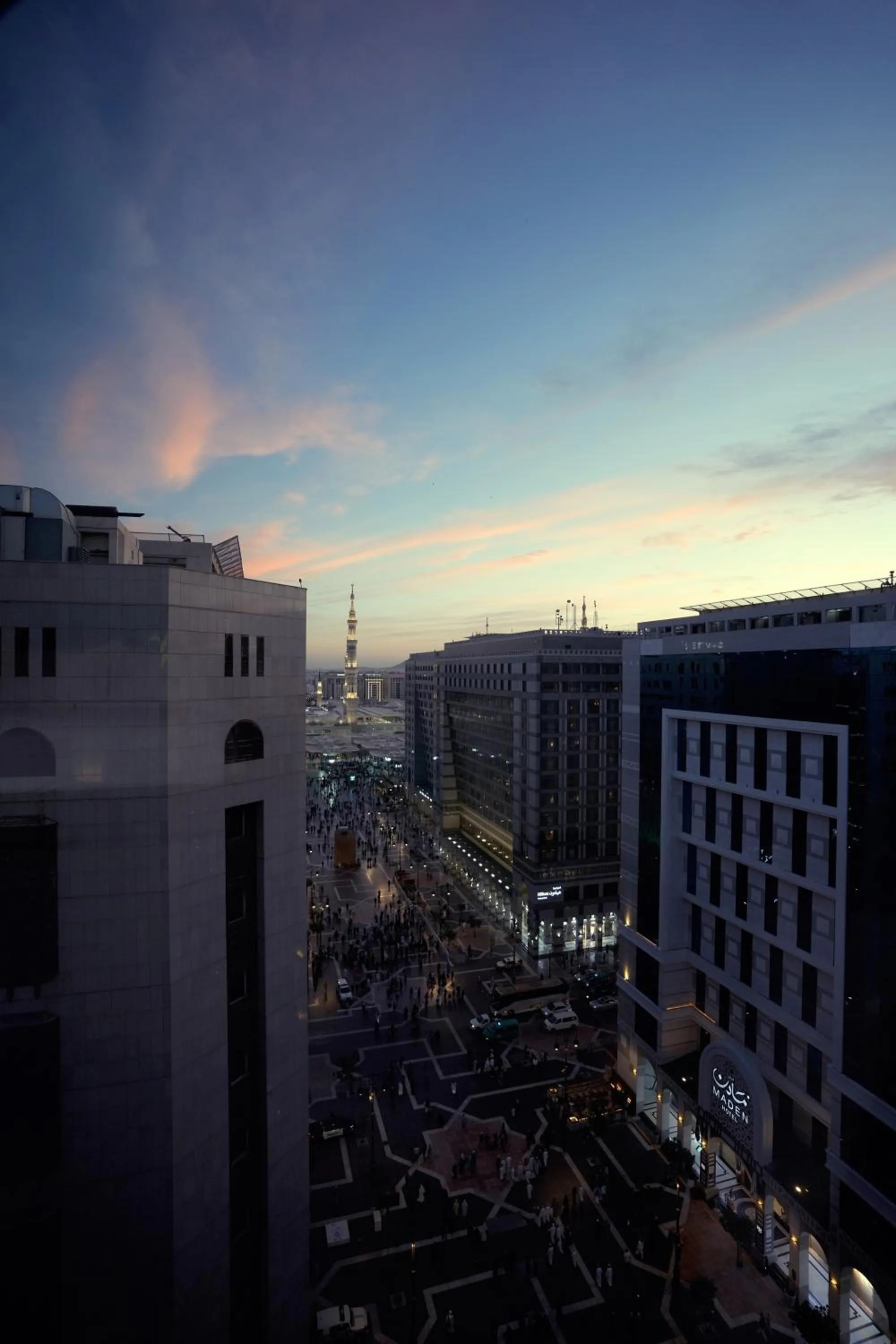 City view in Peninsula Worth Hotel