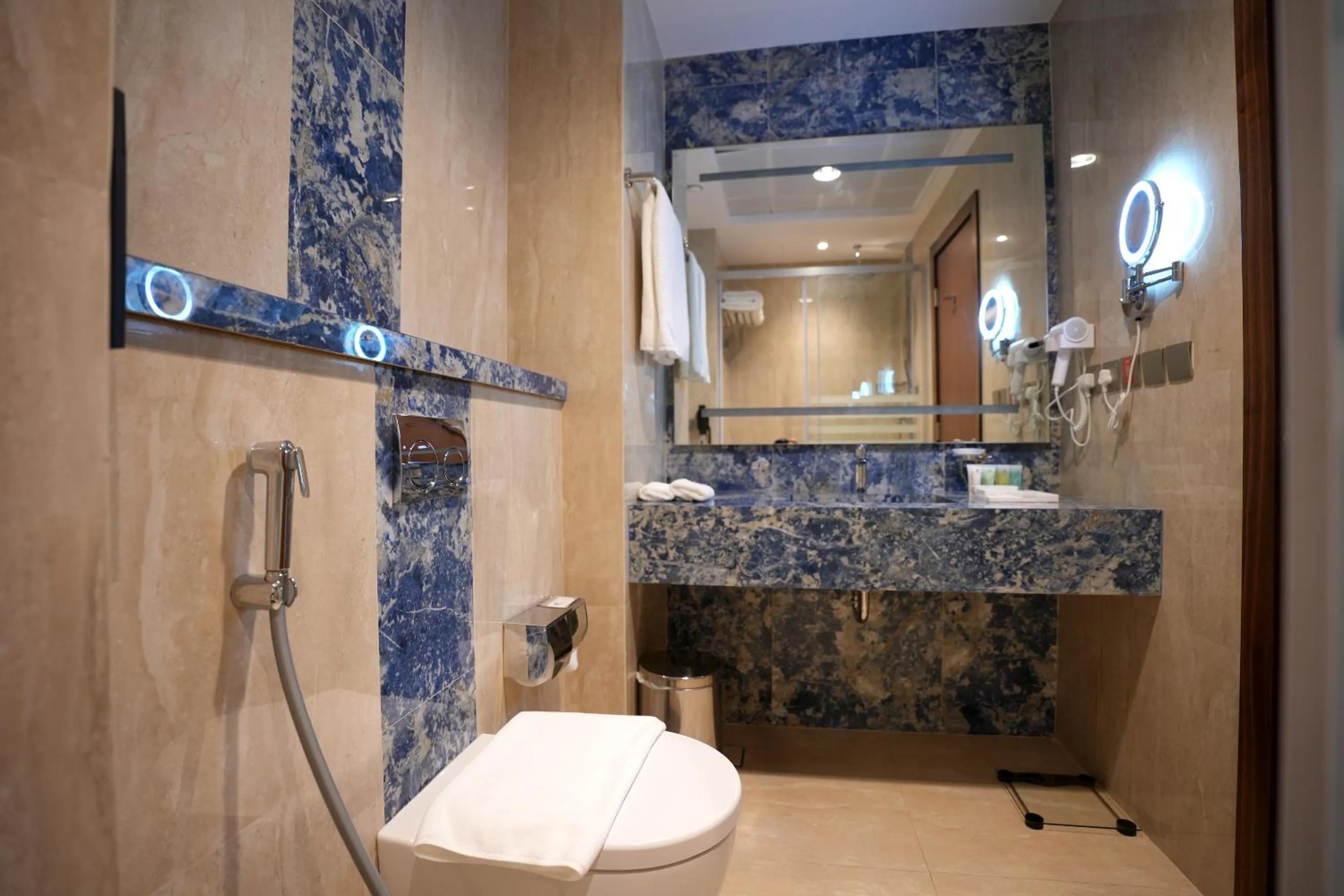 Toilet in Peninsula Worth Hotel