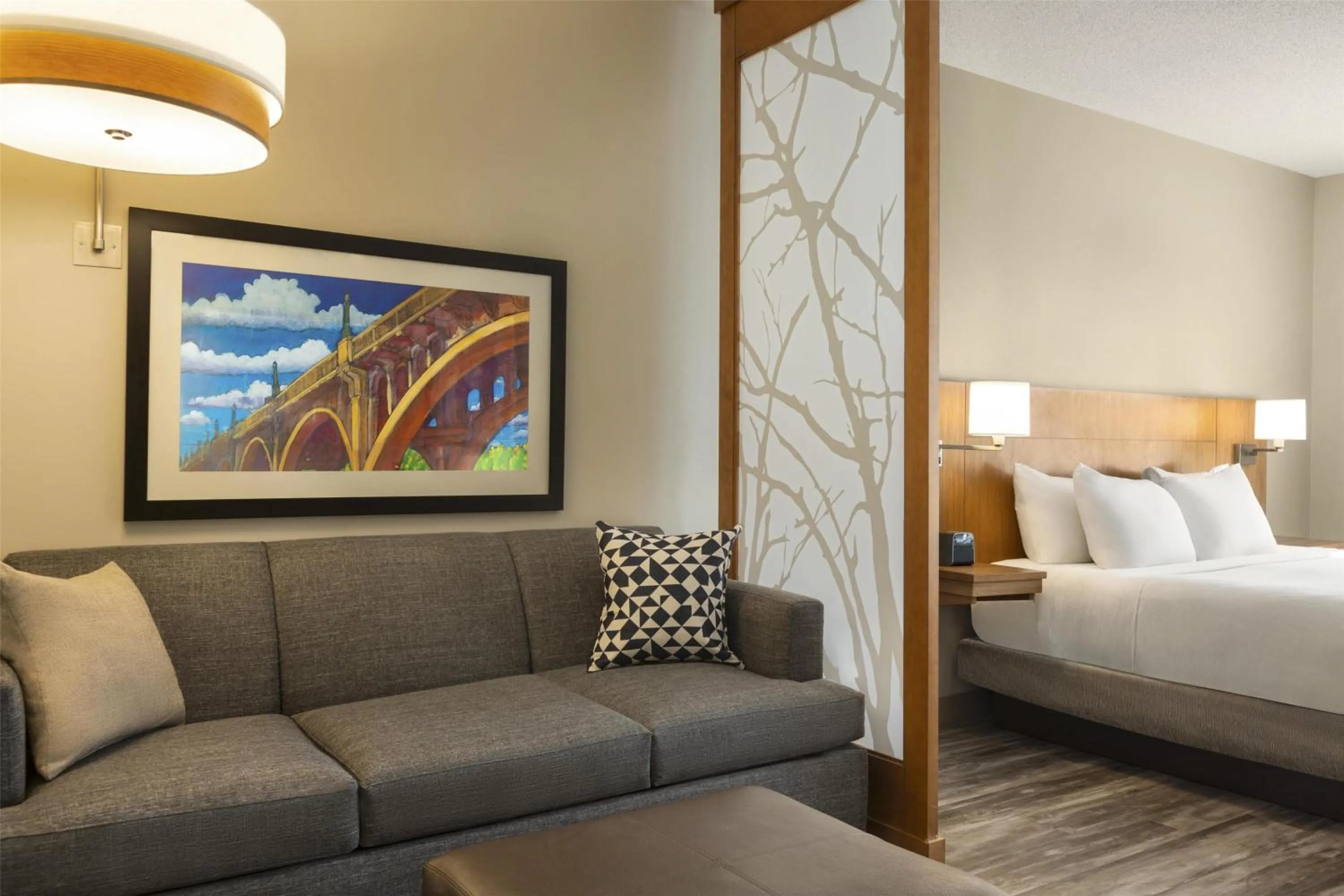 Photo of the whole room, Bed in Hyatt Place Columbia/Downtown/The Vista