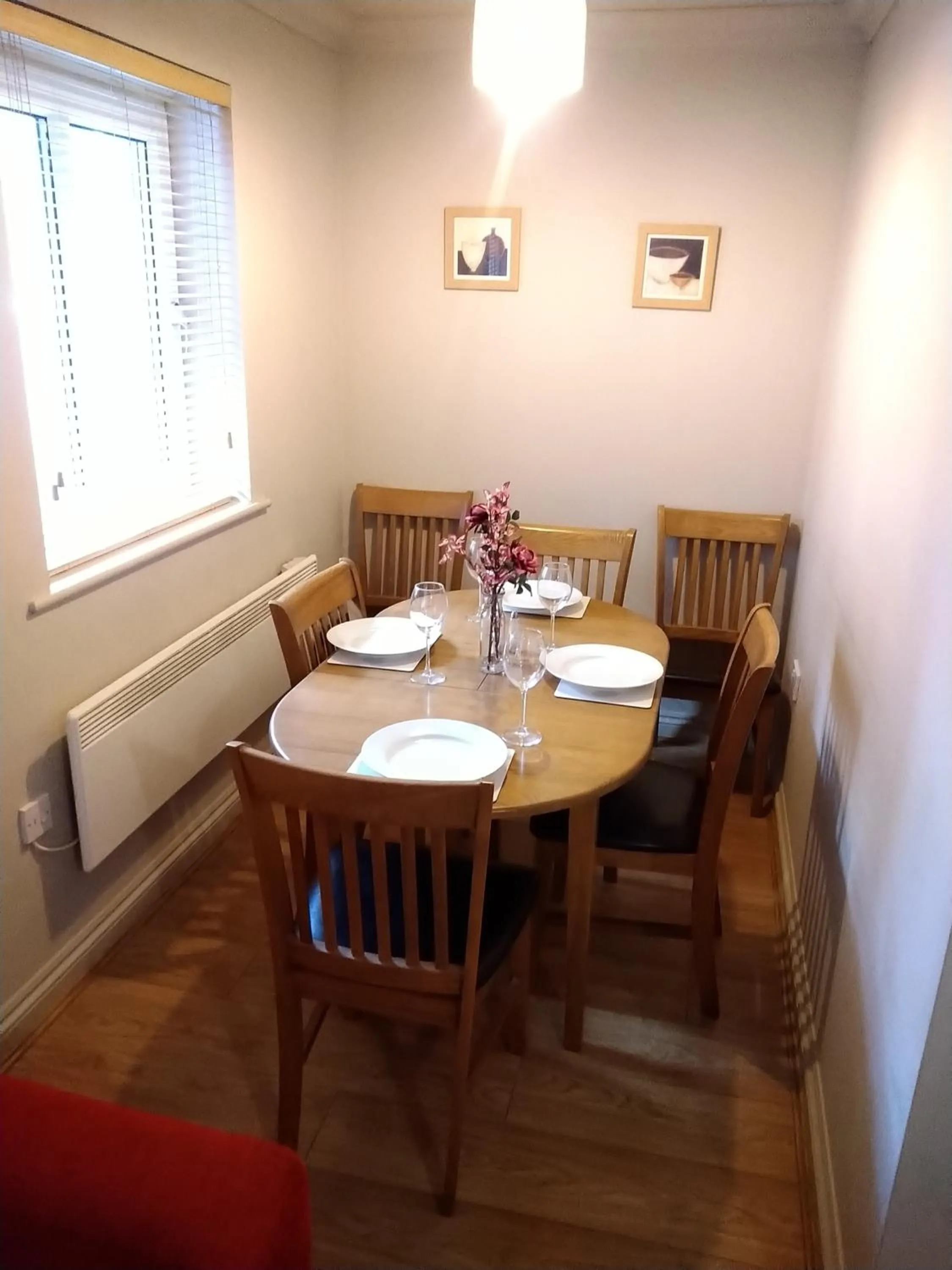 Dining area in Victoria Cloisters Apartments