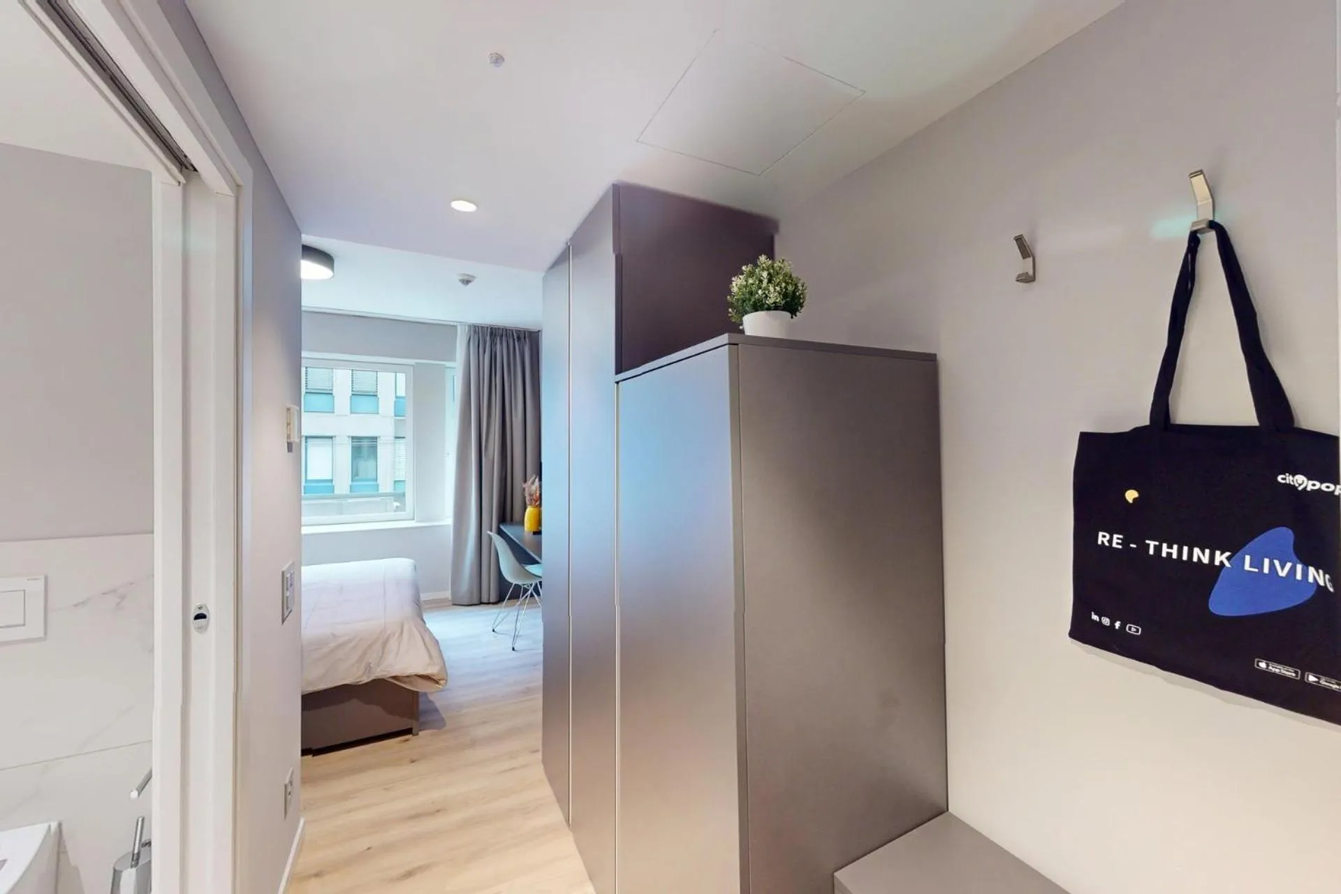 Bedroom, Bed in City Pop 2Night Zürich City - Self check-in