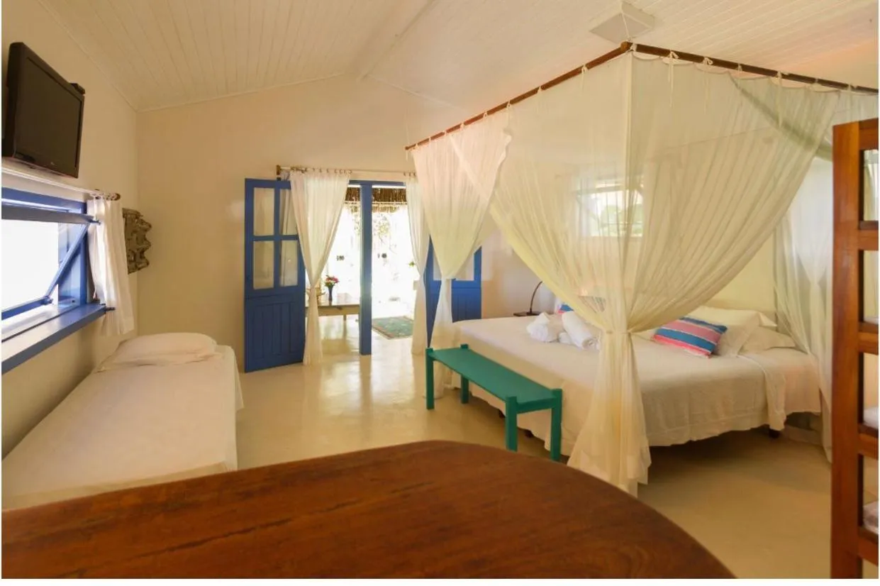 Bed in Pousada Brisas do Espelho