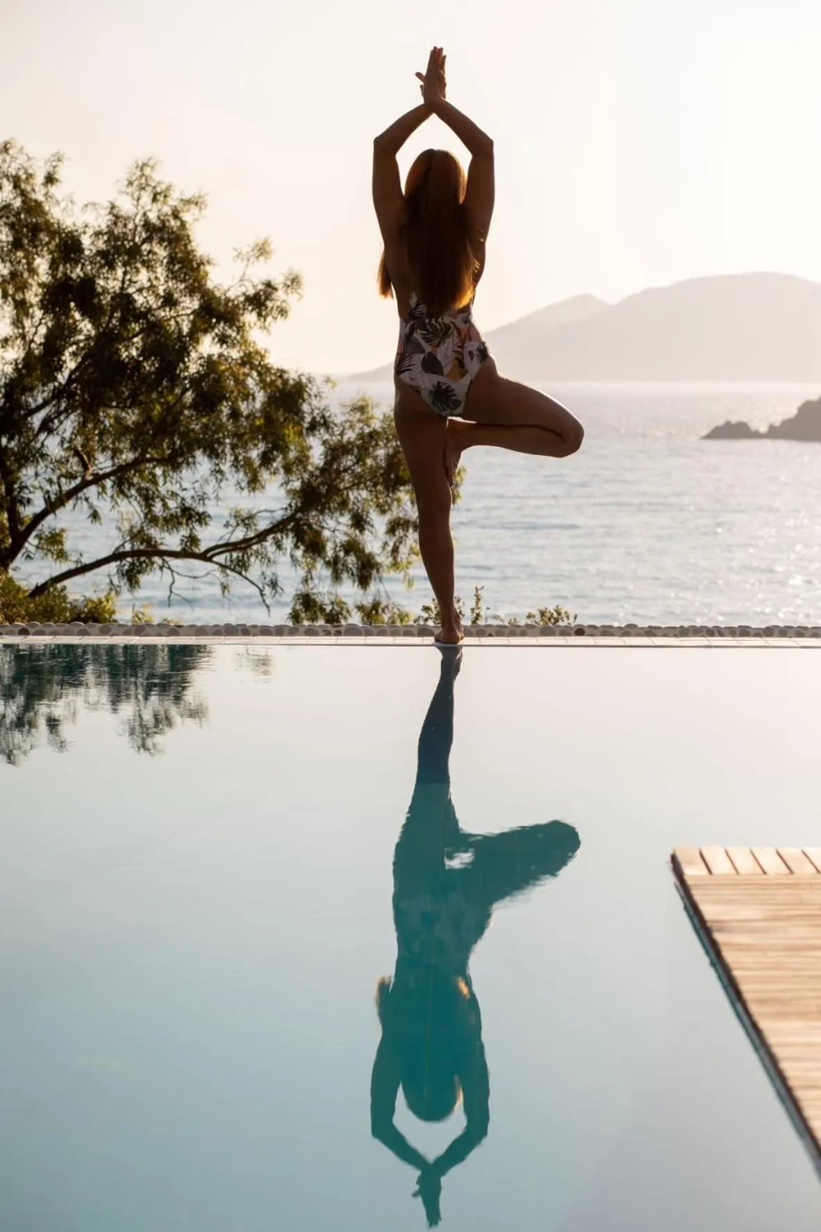 Swimming pool in Beyaz Yunus Hotel - Adult Only