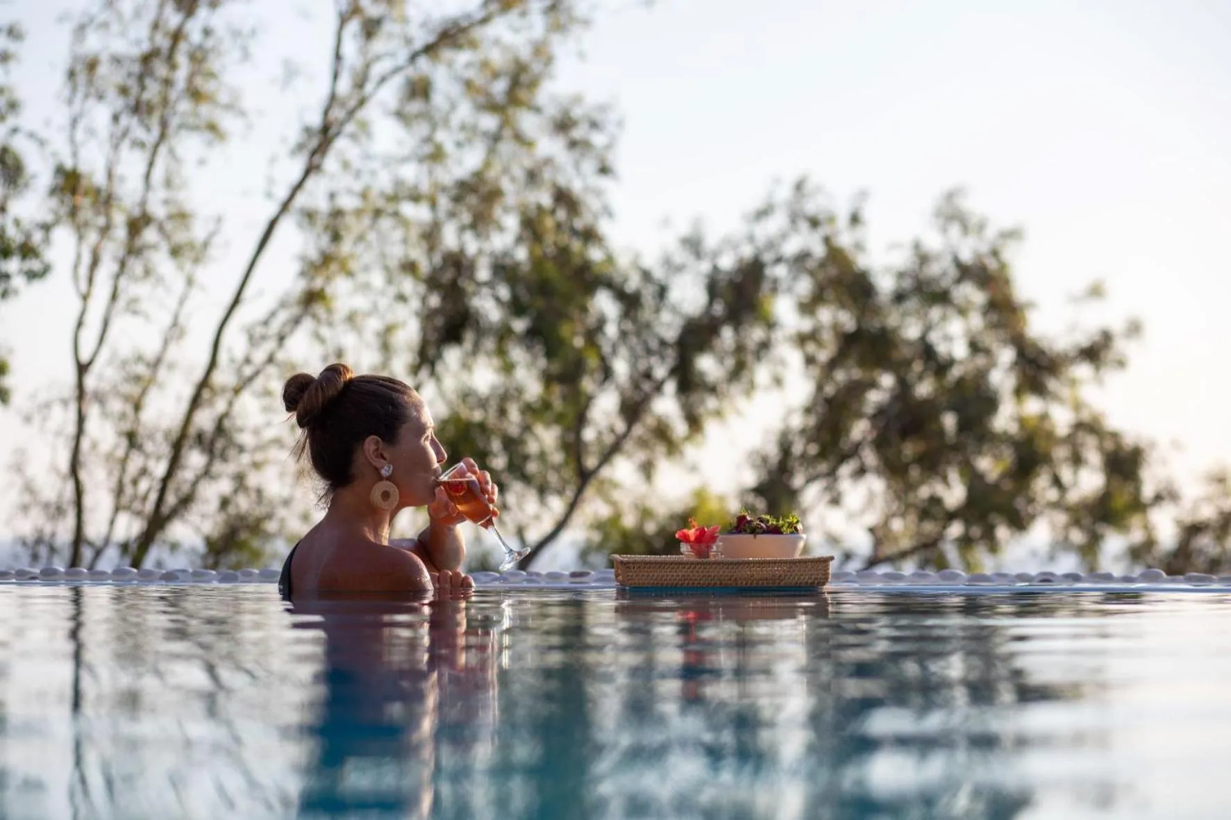 Swimming pool in Beyaz Yunus Hotel - Adult Only