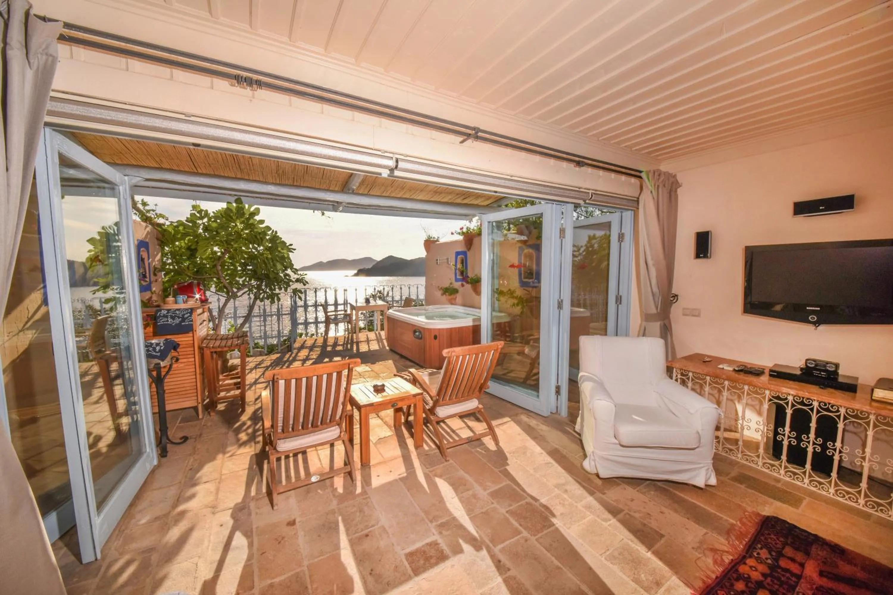 Balcony/Terrace in Beyaz Yunus Hotel - Adult Only