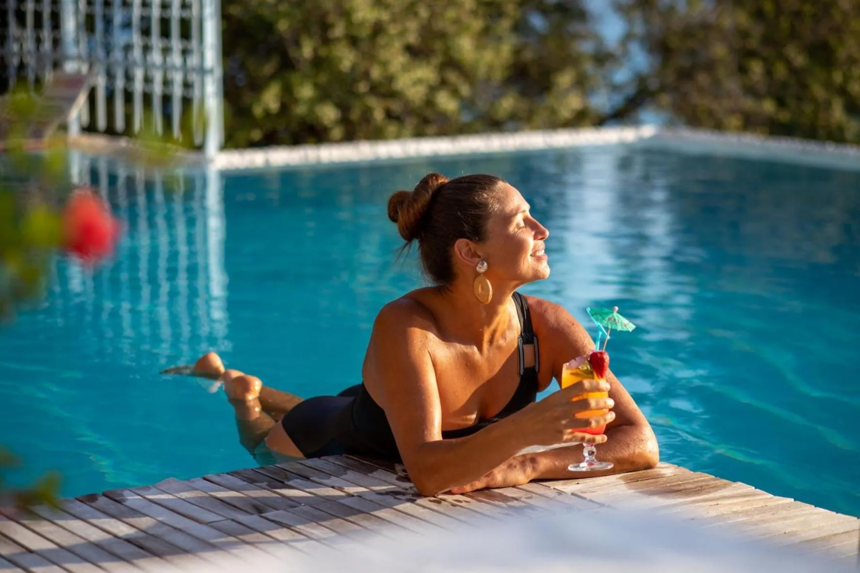 Swimming pool in Beyaz Yunus Hotel - Adult Only