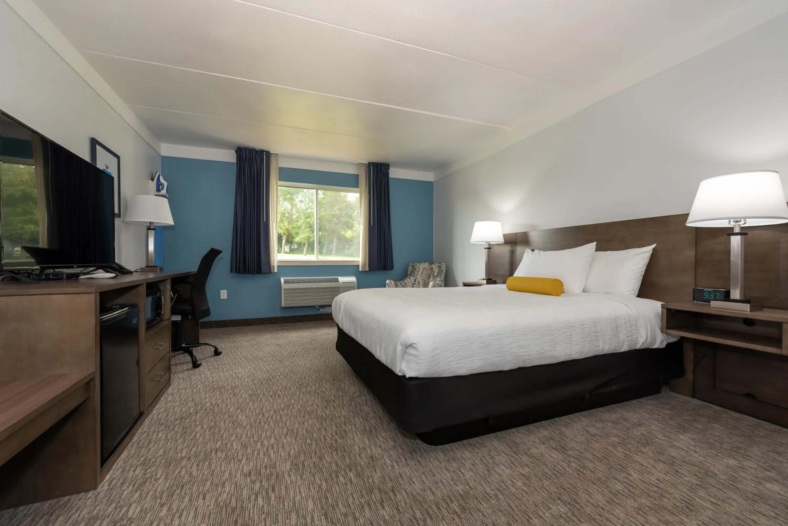 Bed in Hotel Pommier Indianola