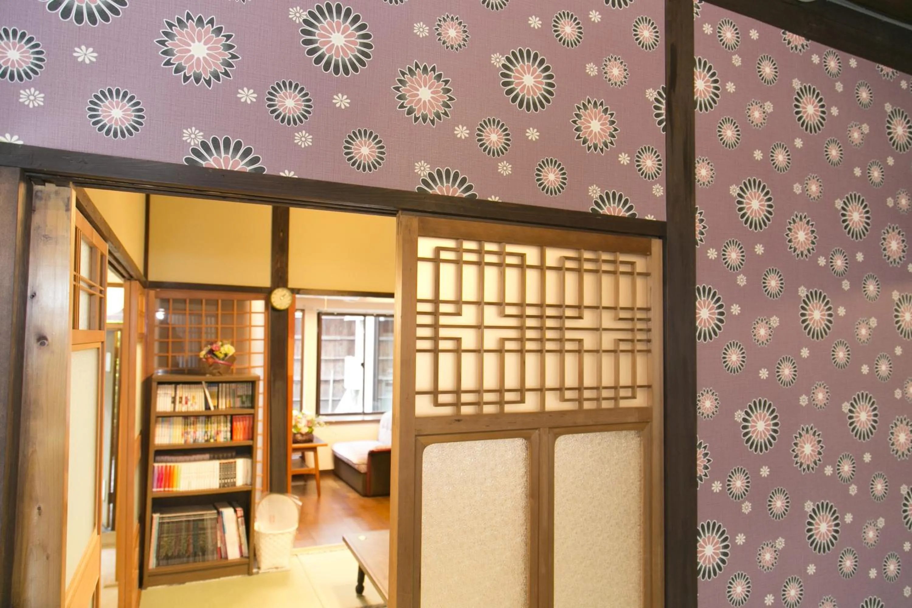 Decorative detail in Female-Only Guesthouse Tomari-ya