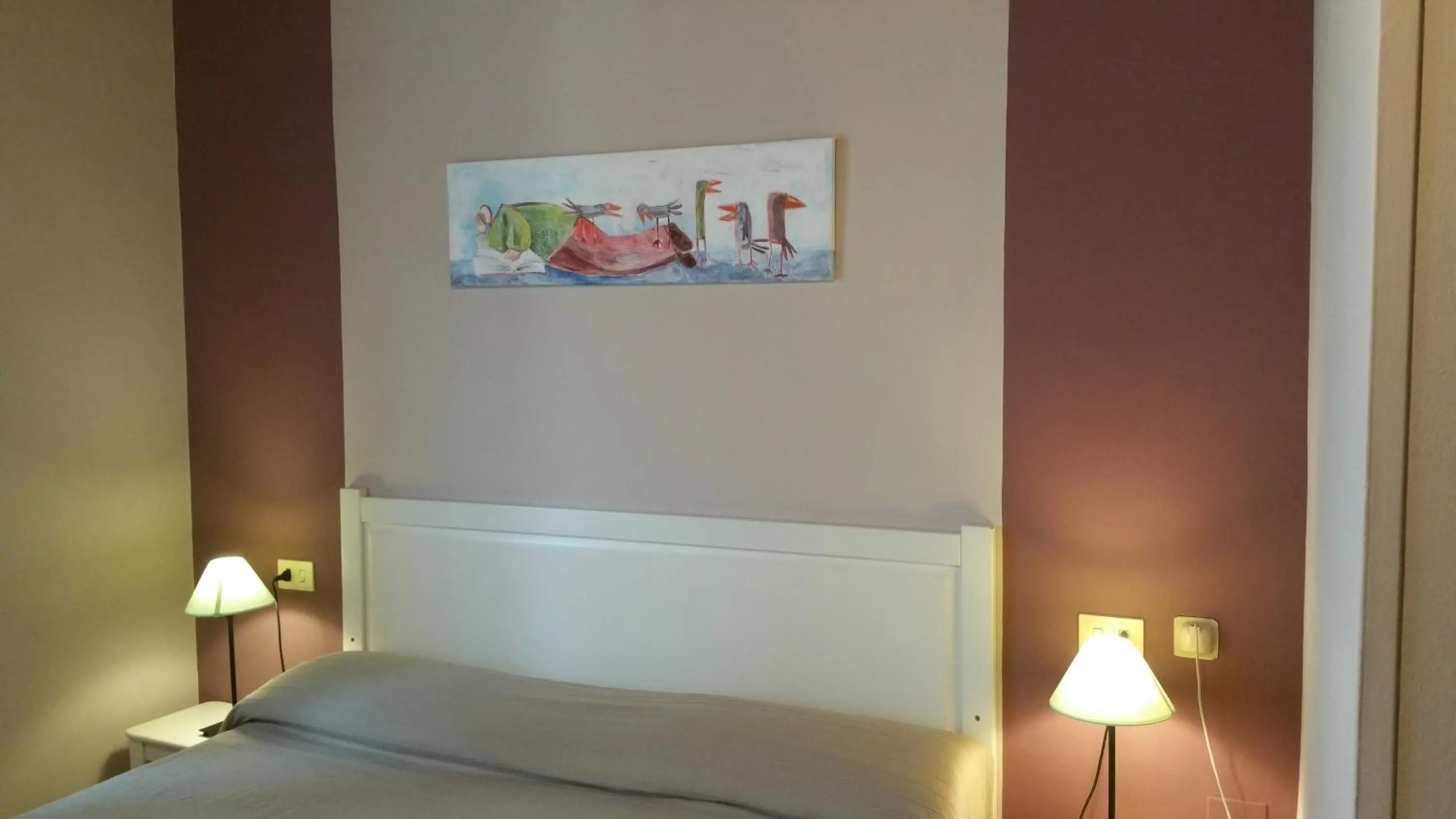 Decorative detail, Bed in Hotel Panorama