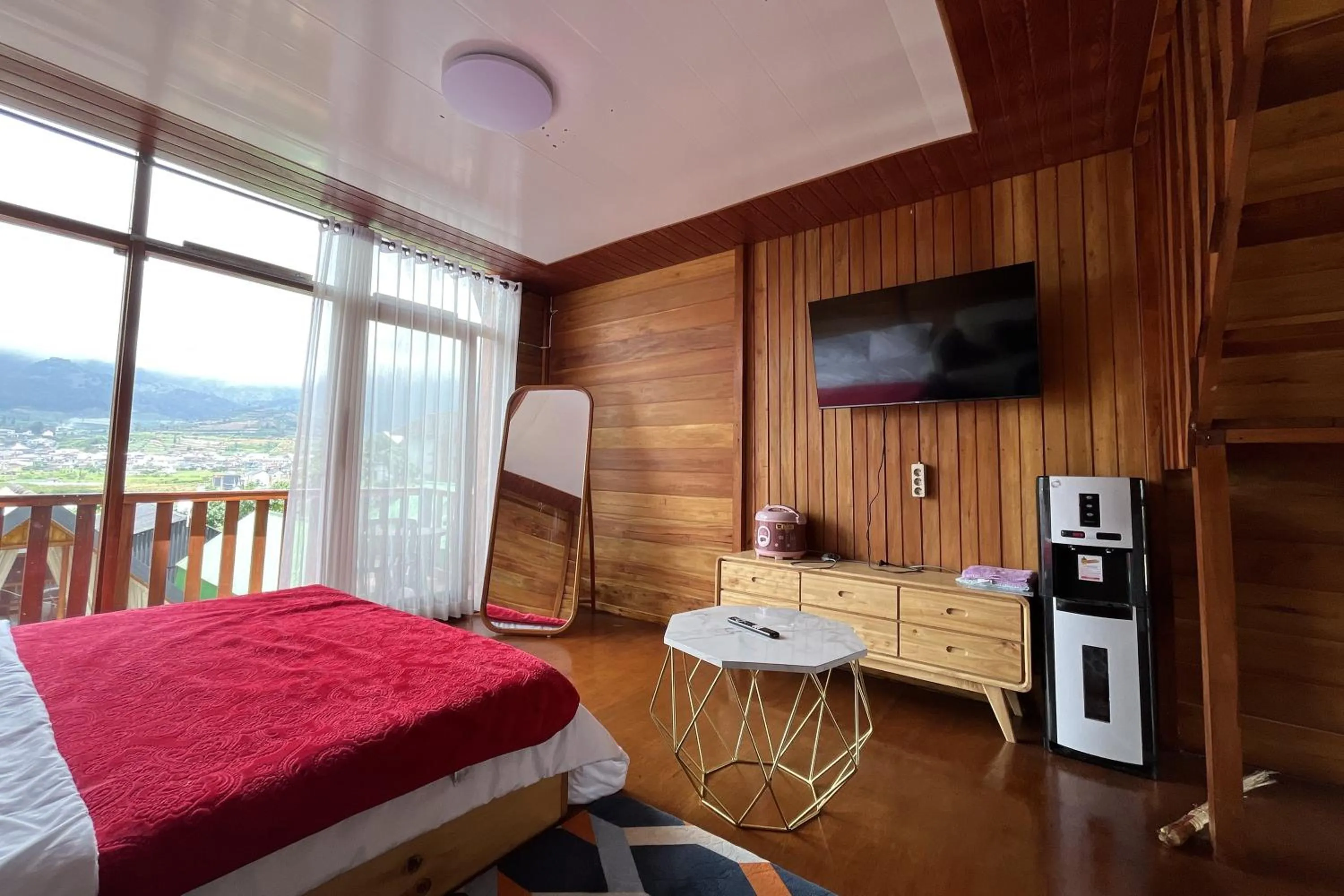 Bed in Savana Cabin by Fifa Grup