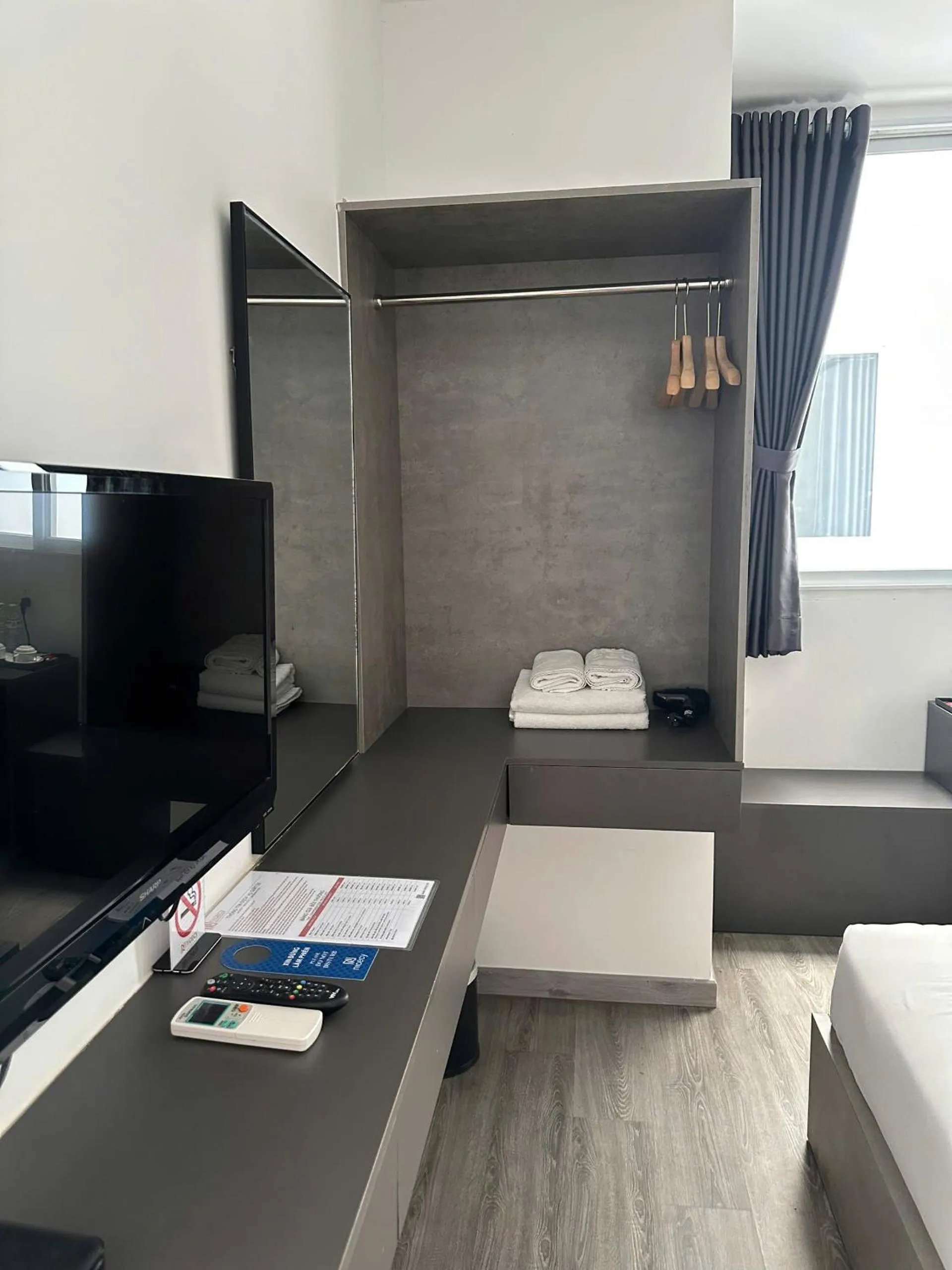 towels, Bed in Nicecy Hotel - 218 Le Thanh Ton Street