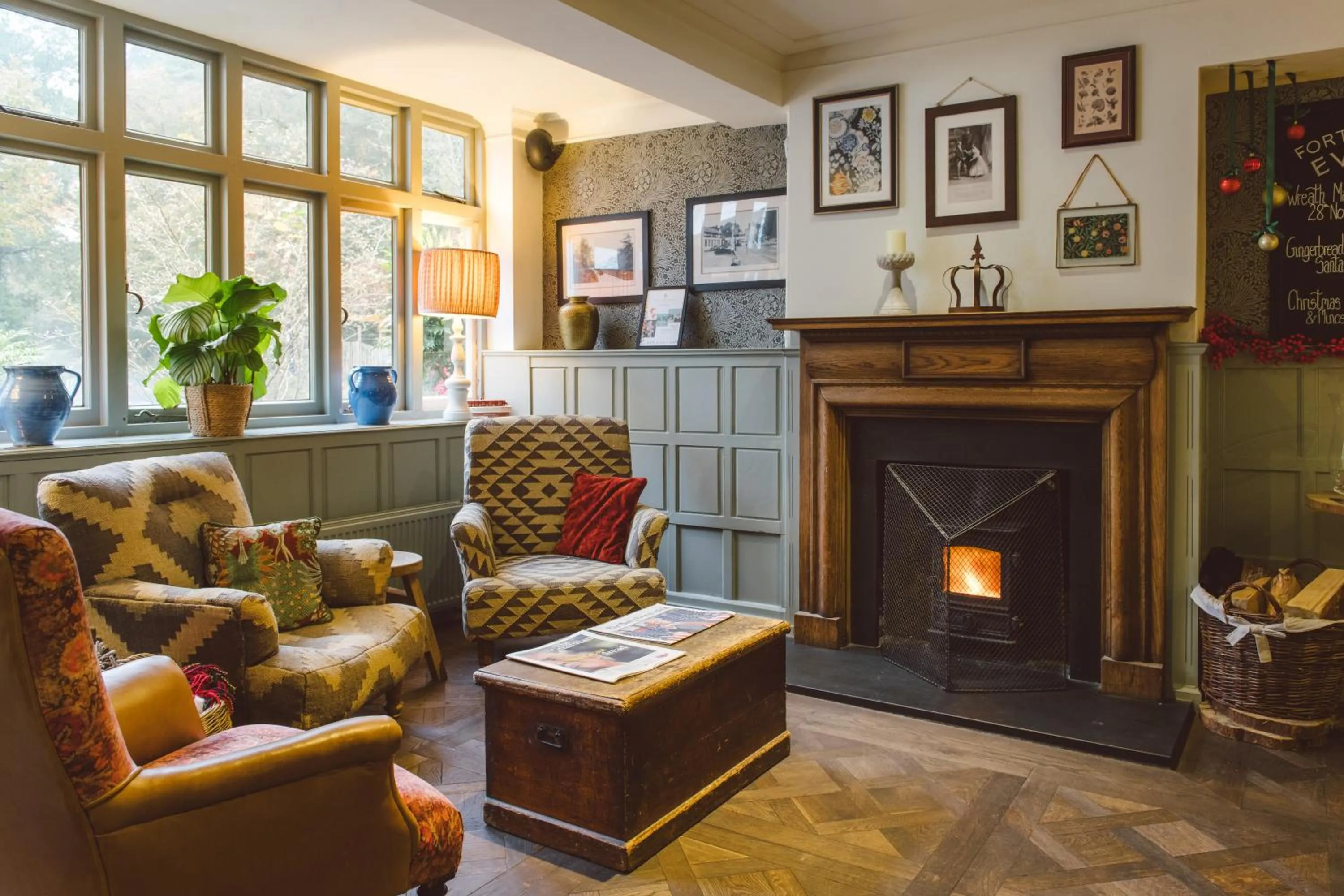 fireplace in Bel And The Dragon-Churt