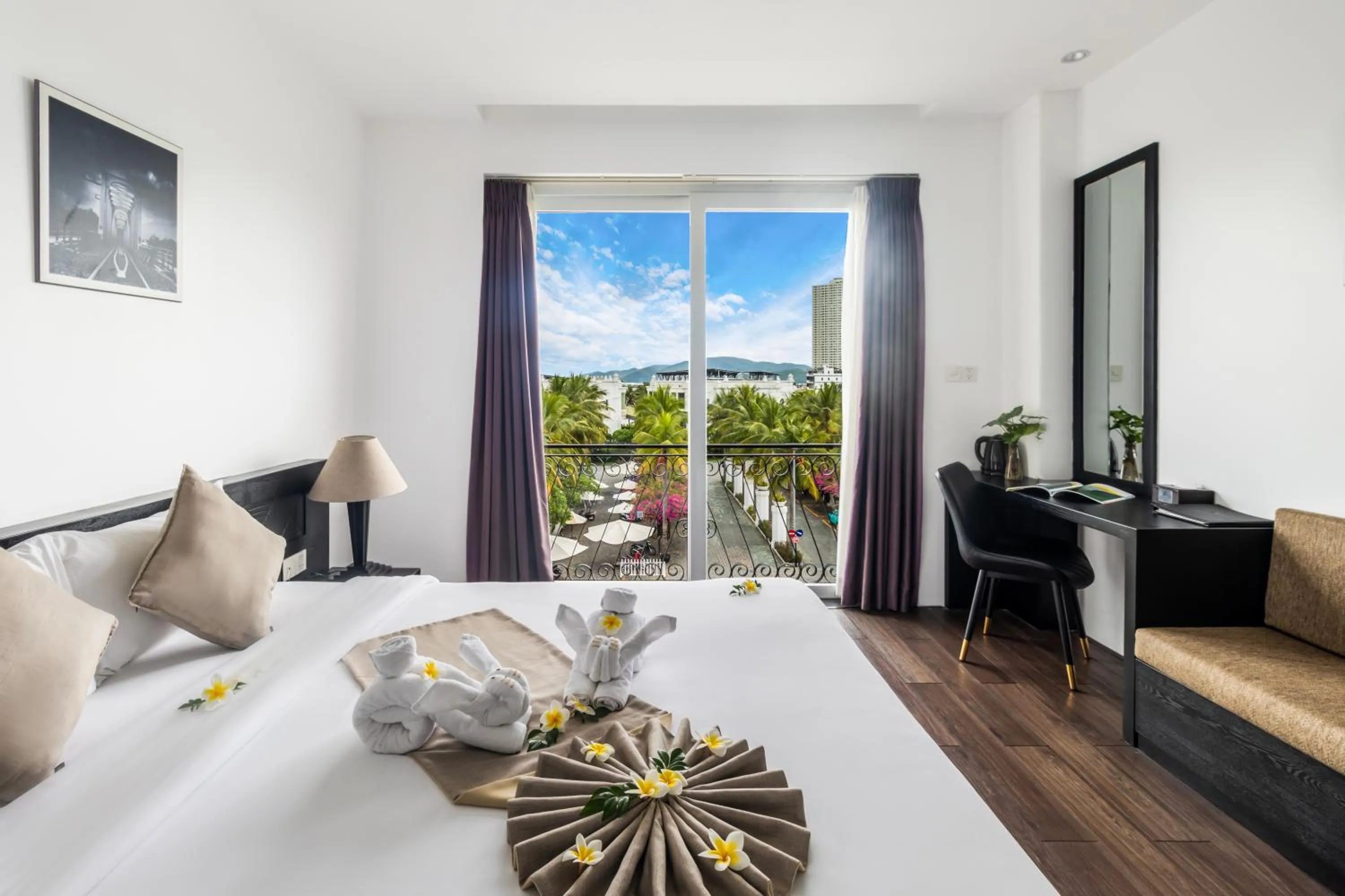 View (from property/room), Bed in Champa Island Nha Trang - Resort Hotel & Spa