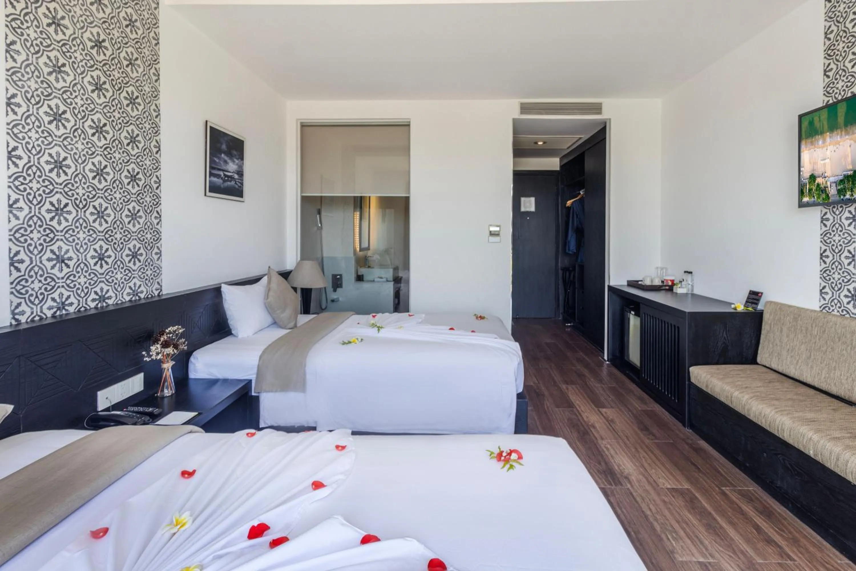 Bed in Champa Island Nha Trang - Resort Hotel & Spa