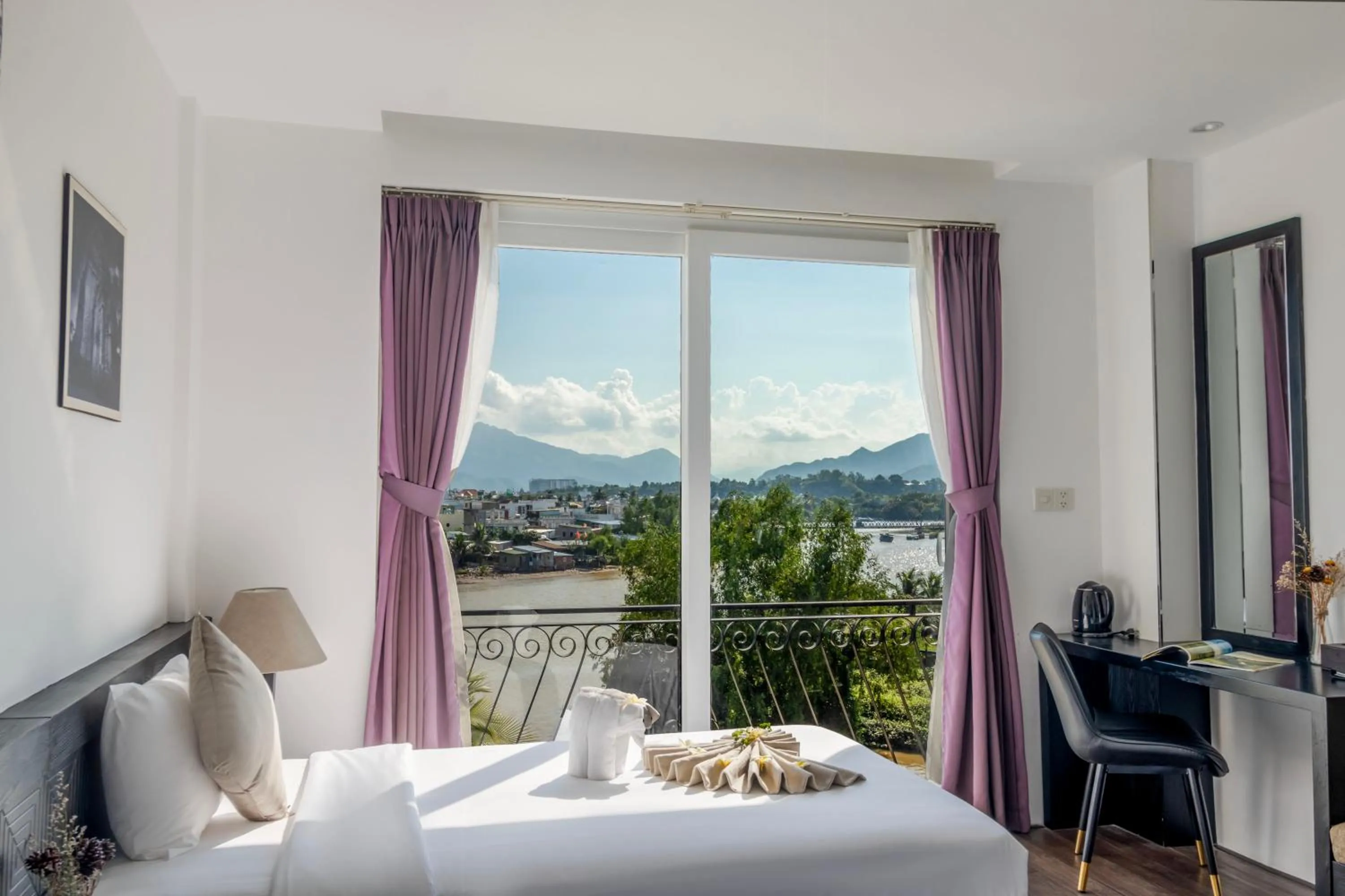 View (from property/room), Bed in Champa Island Nha Trang - Resort Hotel & Spa