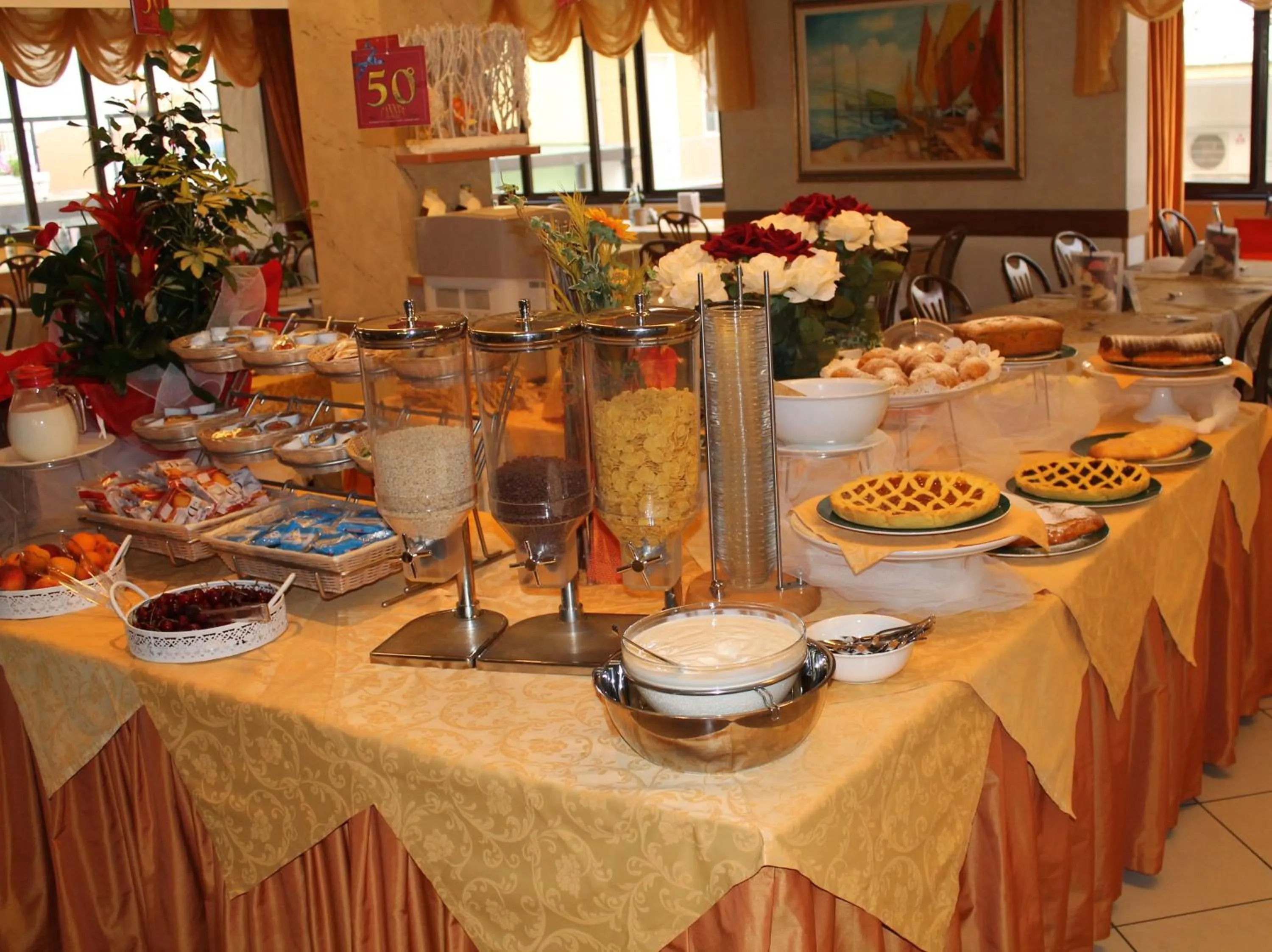 Buffet breakfast in Hotel Cannes