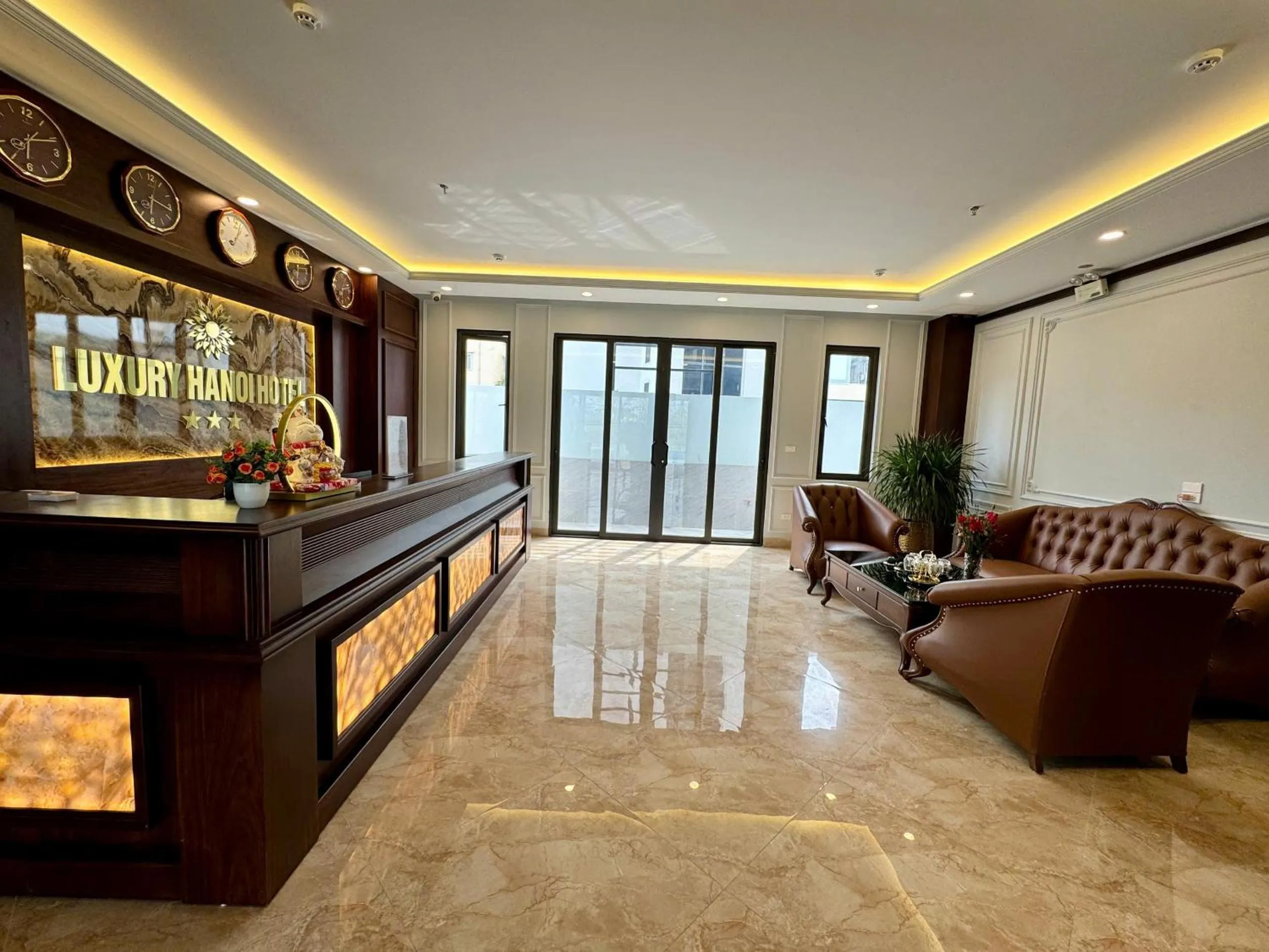 Living room in Luxury Hanoi Hotel