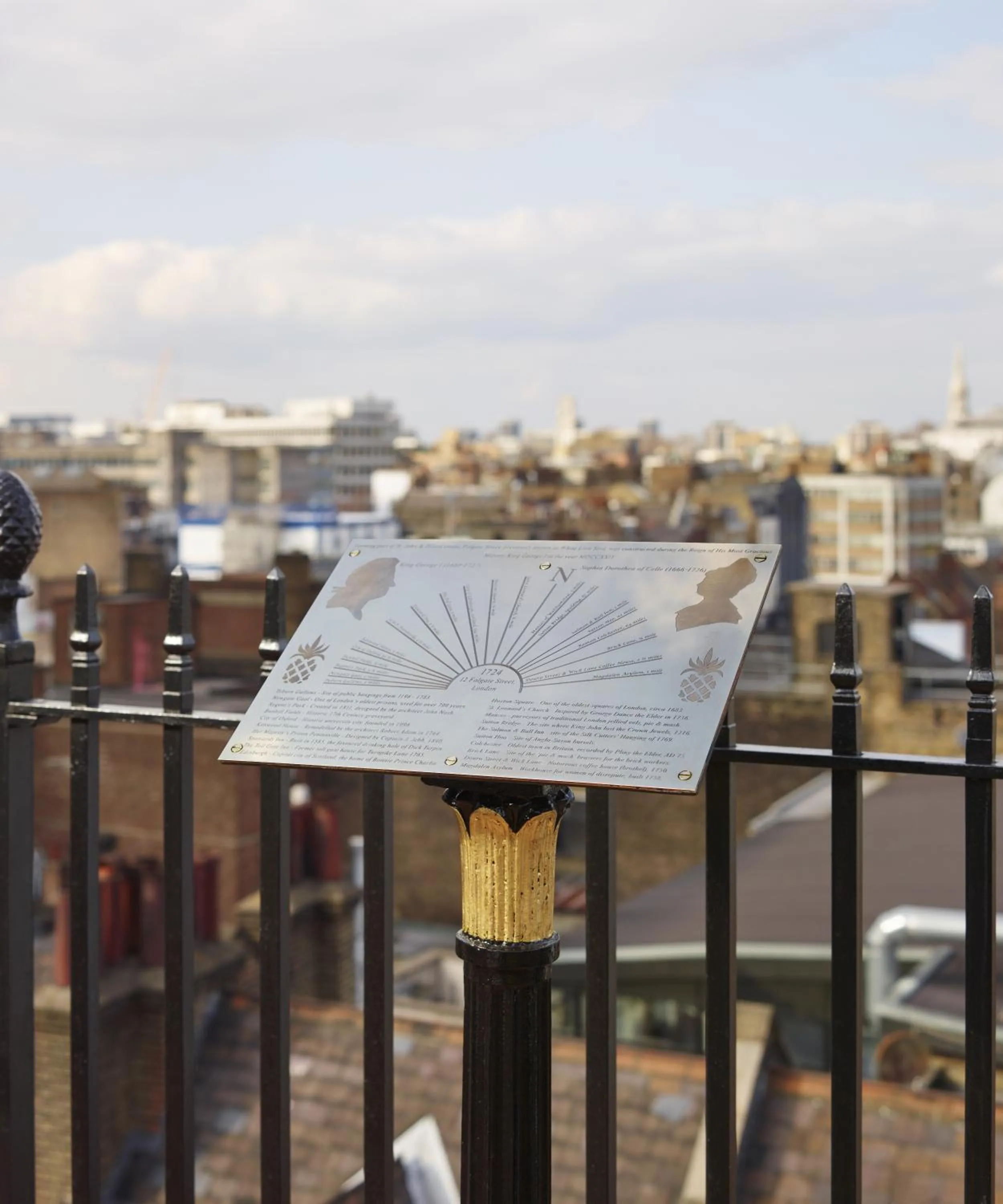 Bird's eye view in Batty Langley's