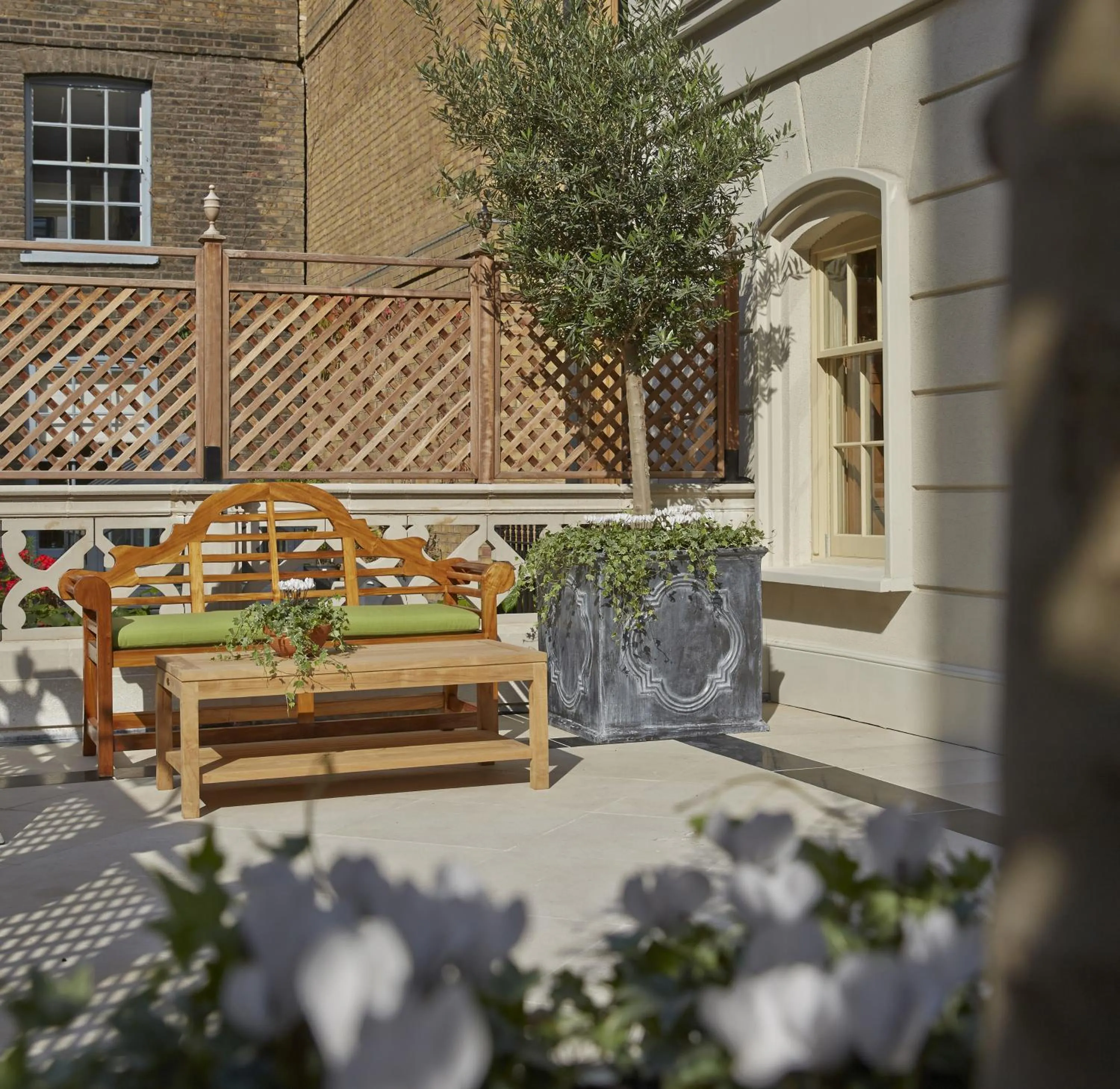 Patio in Batty Langley's