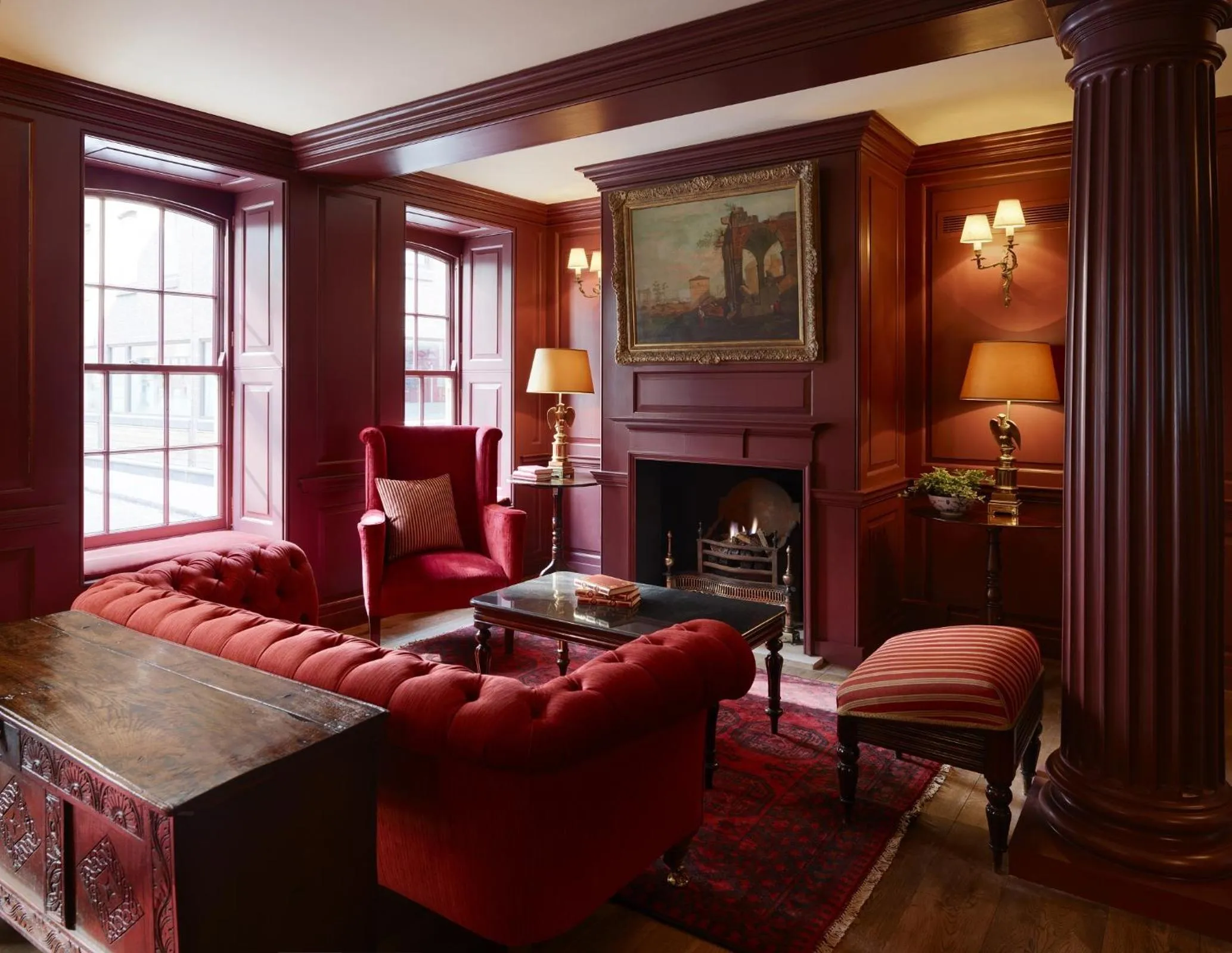 Communal lounge/ TV room in Batty Langley's