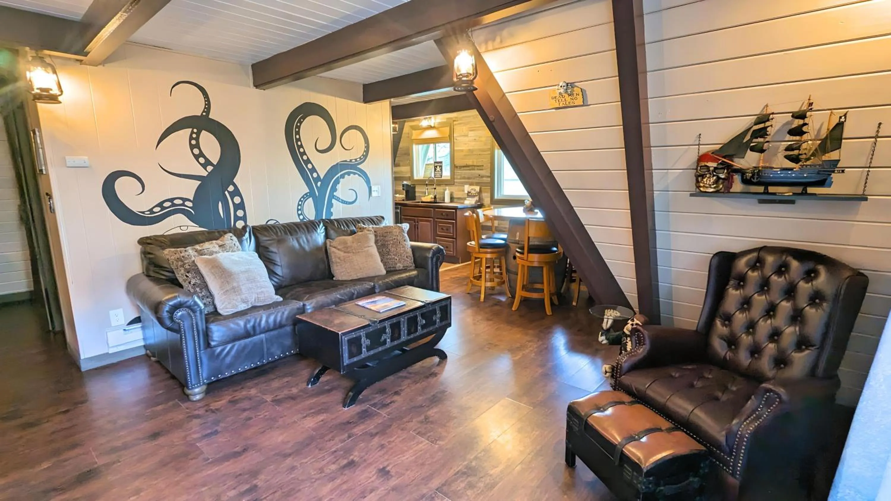Living room in Shorebirds Villas