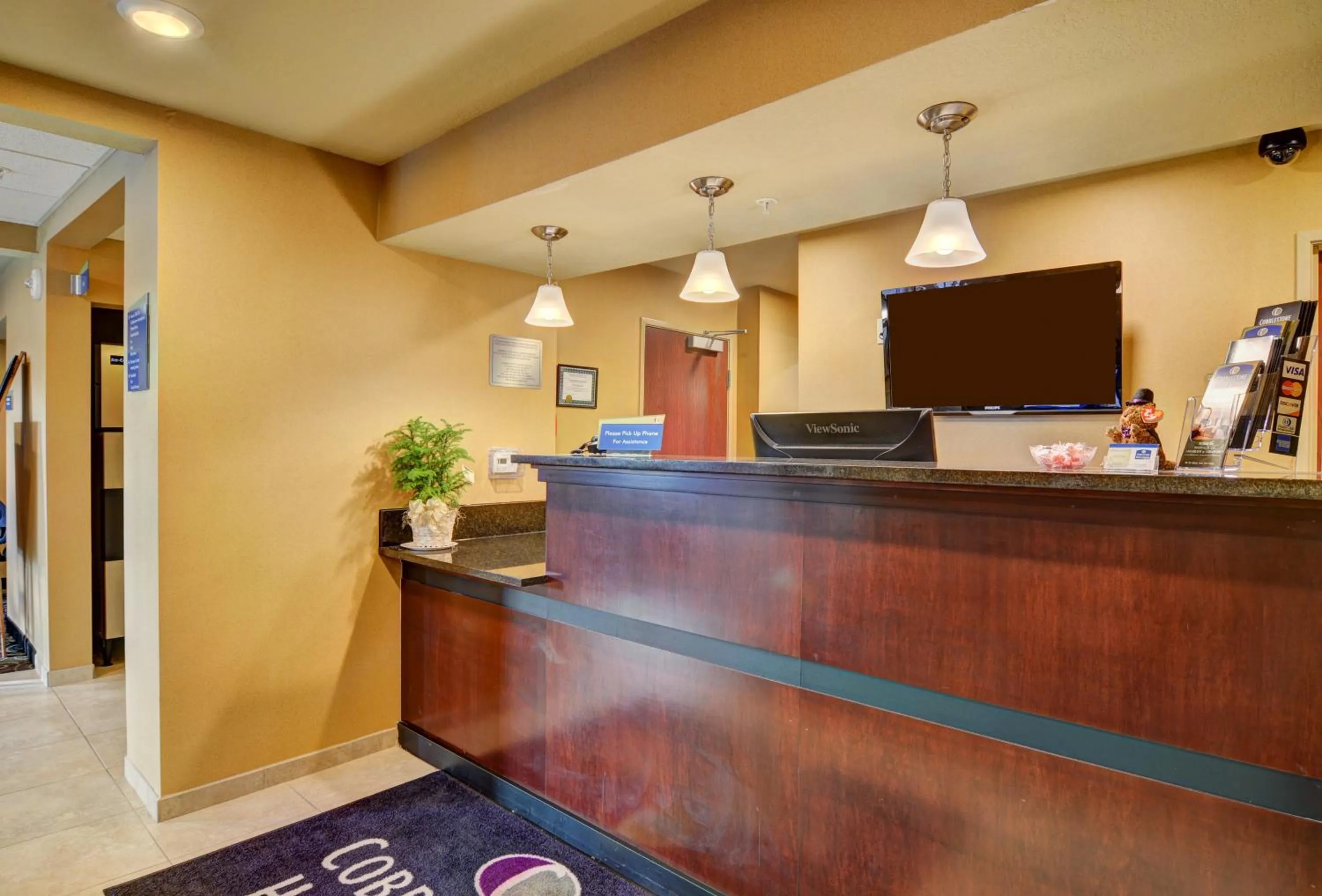 Lobby or reception in Cobblestone Inn & Suites - Ambridge
