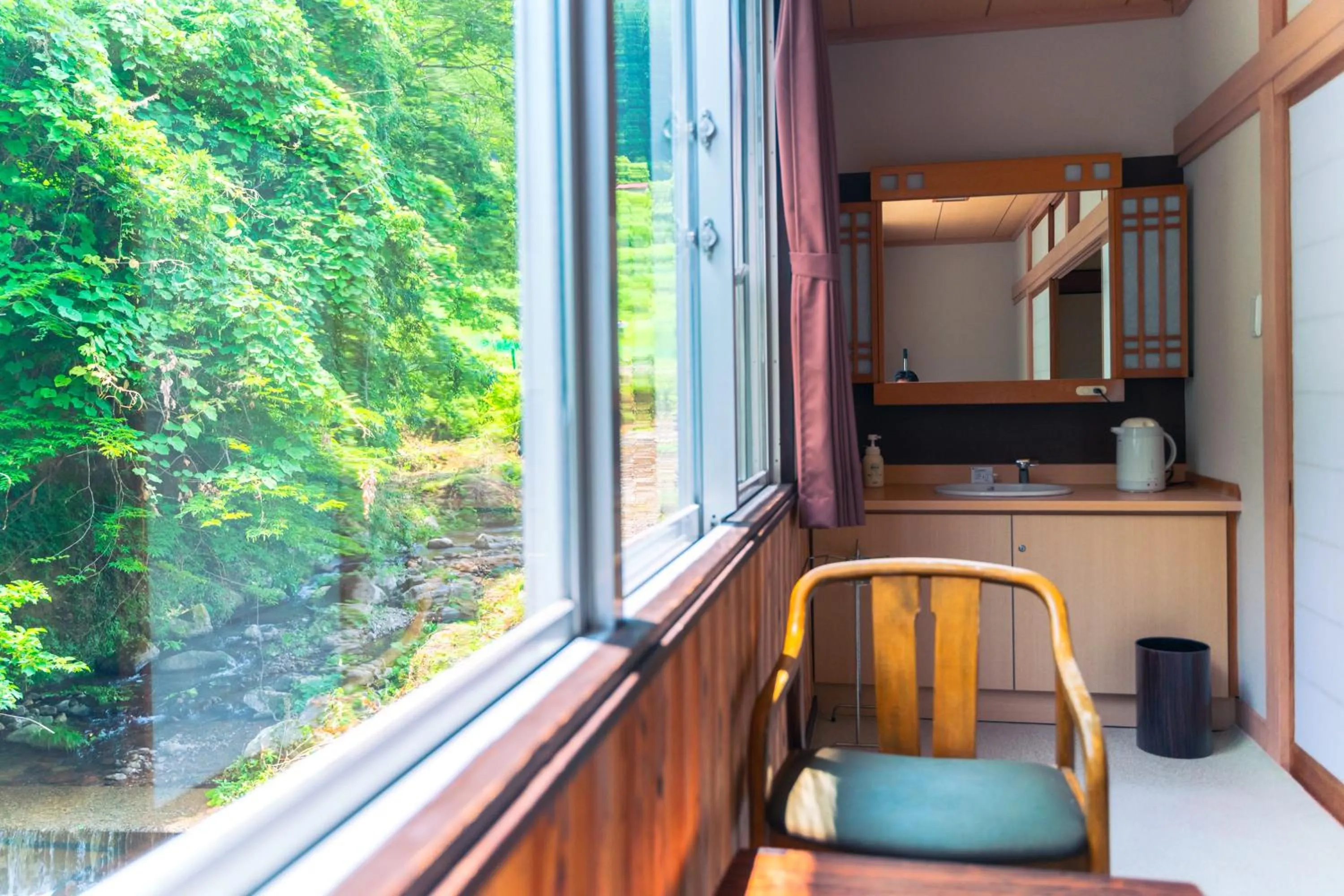 Decorative detail in Oyado Hisaya