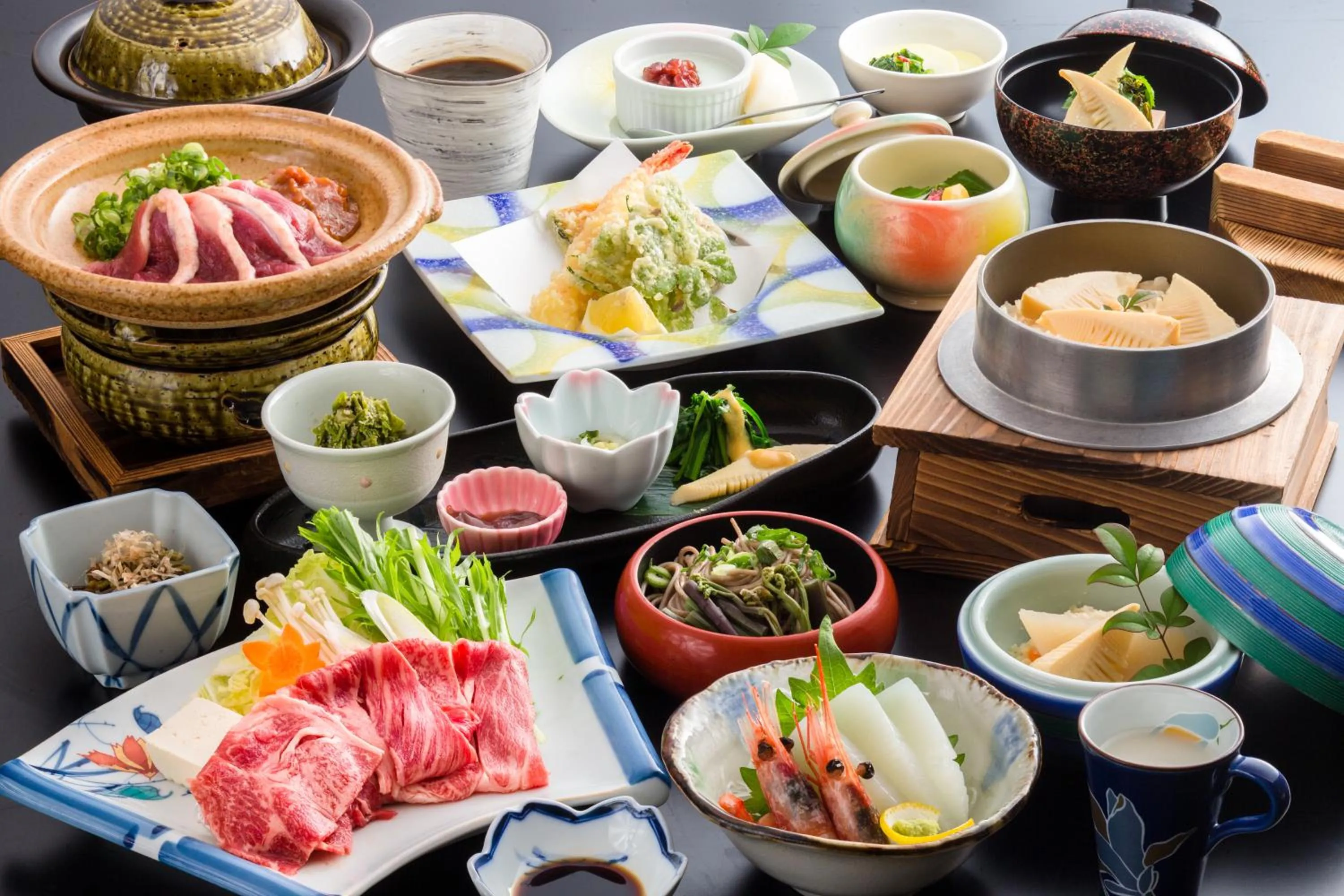 Dinner in Oyado Hisaya