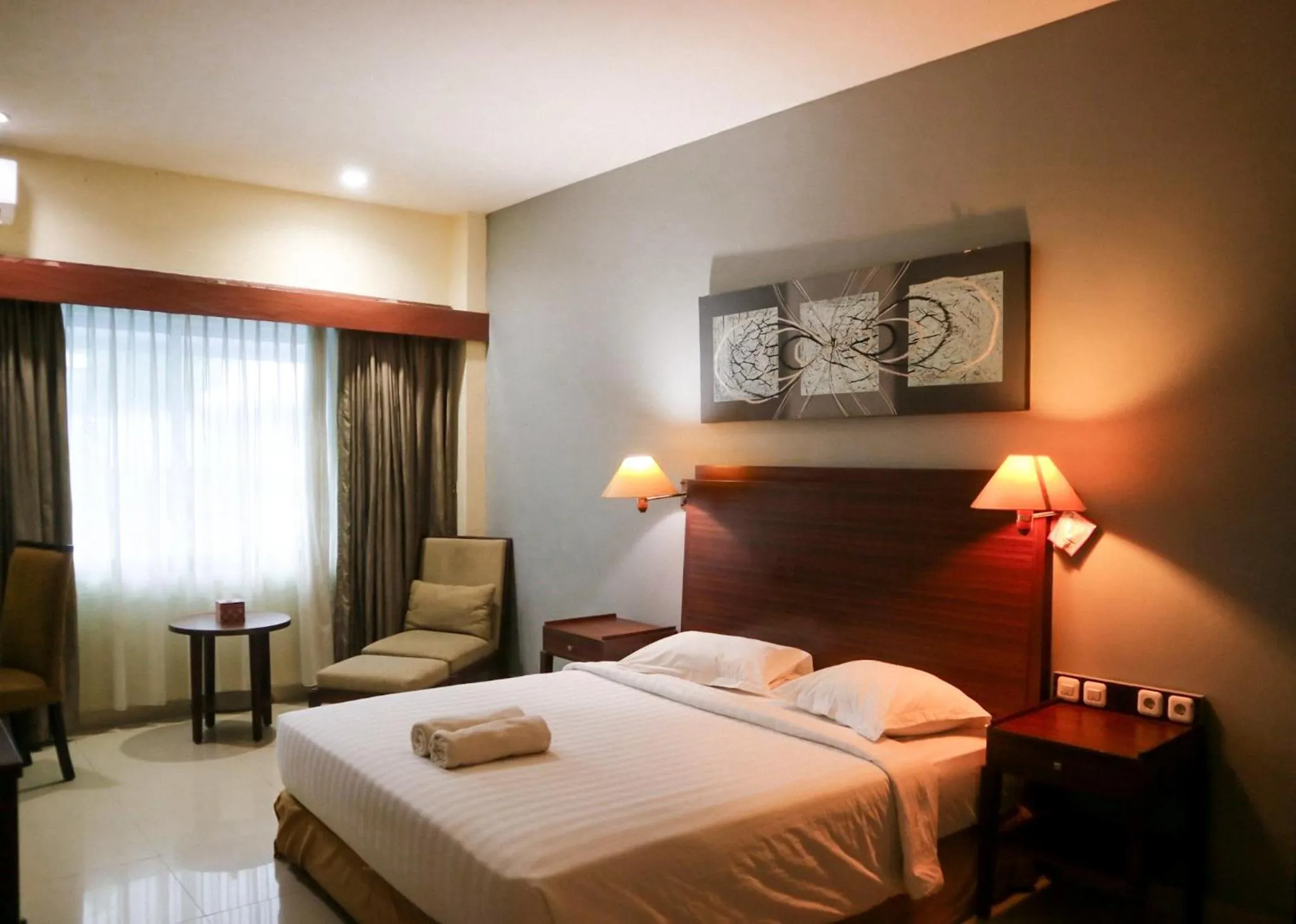 Bed in Hotel Mariat Sorong