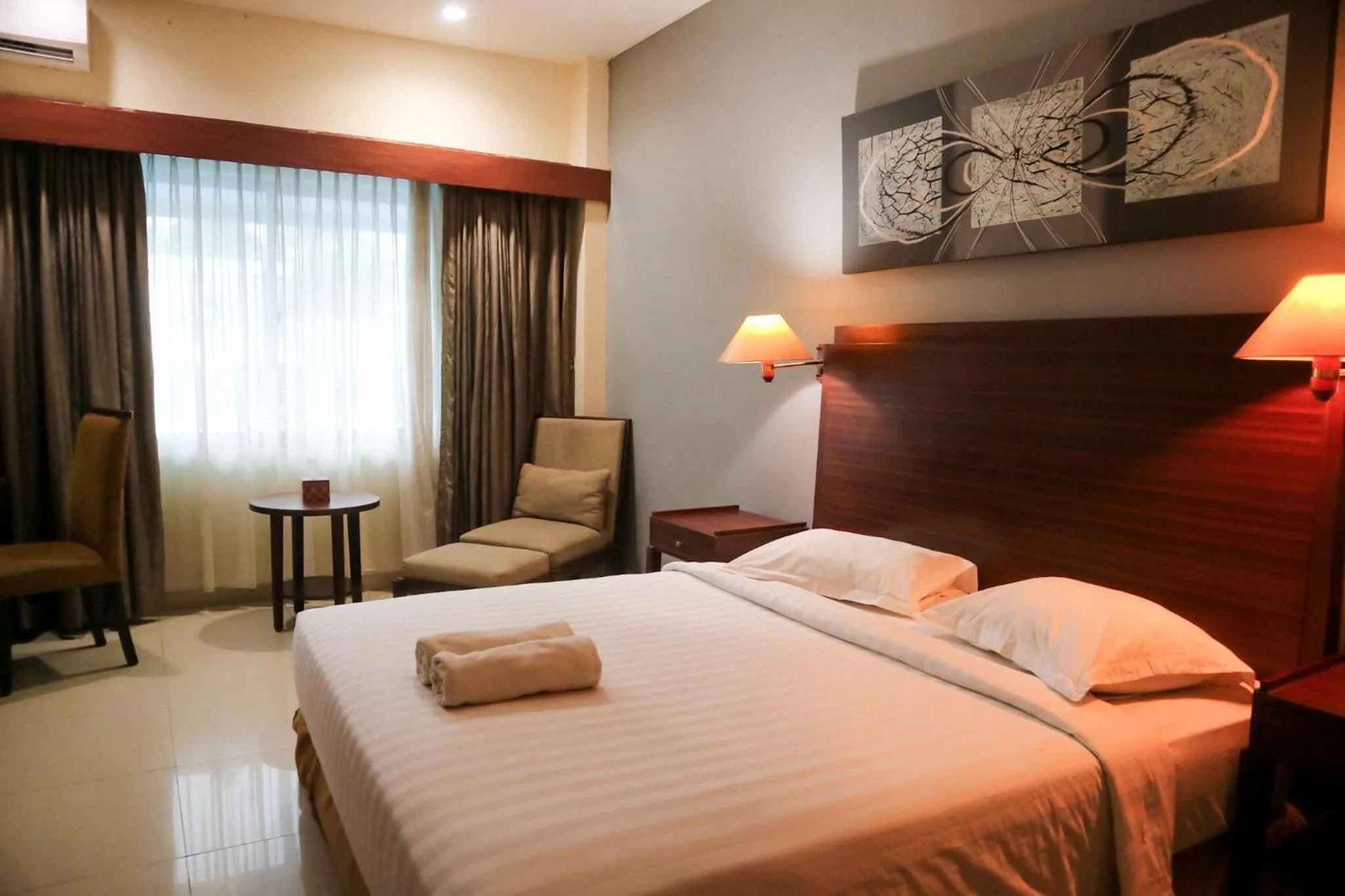 Bed in Hotel Mariat Sorong