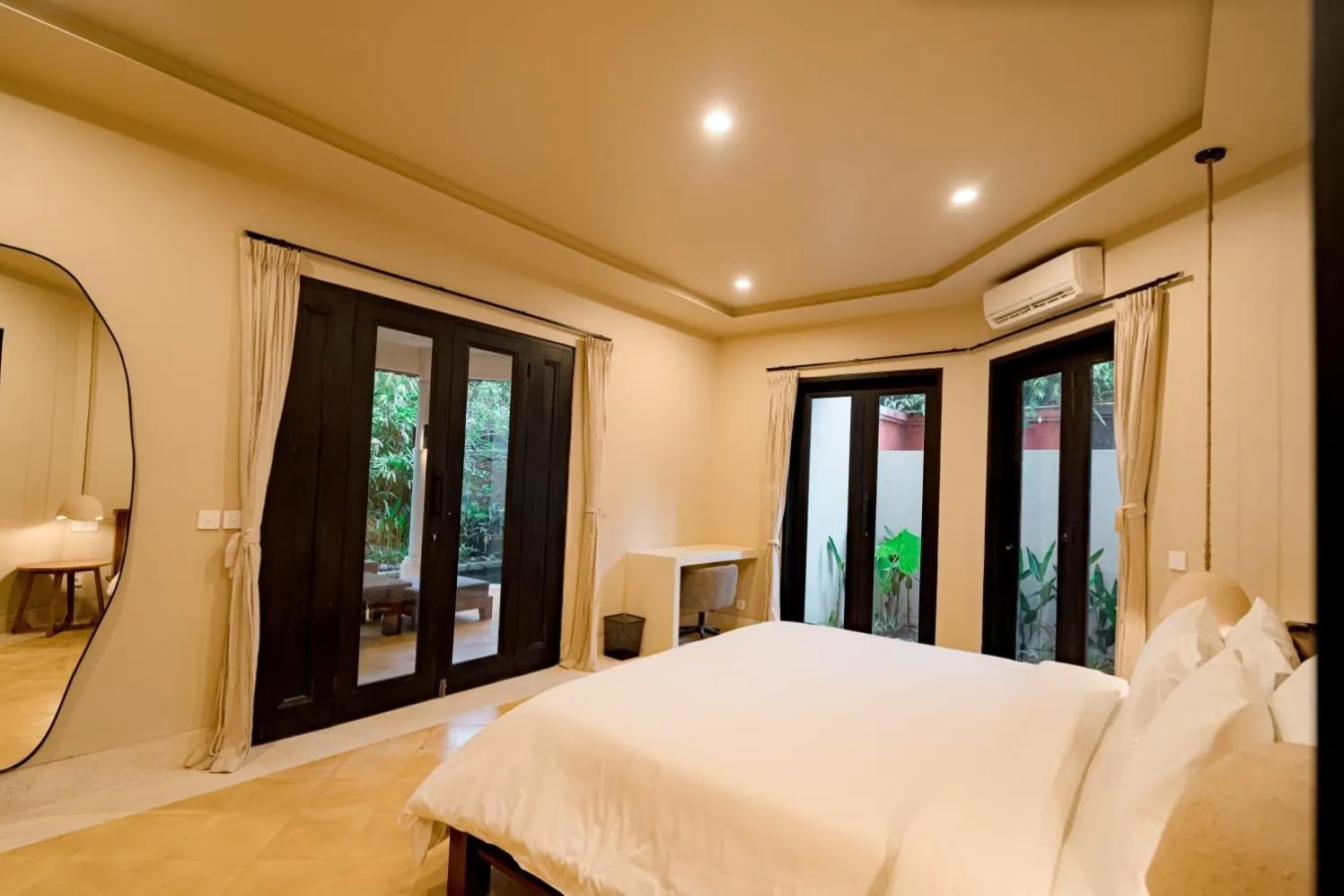 Bed in Gajah Biru Bungalows