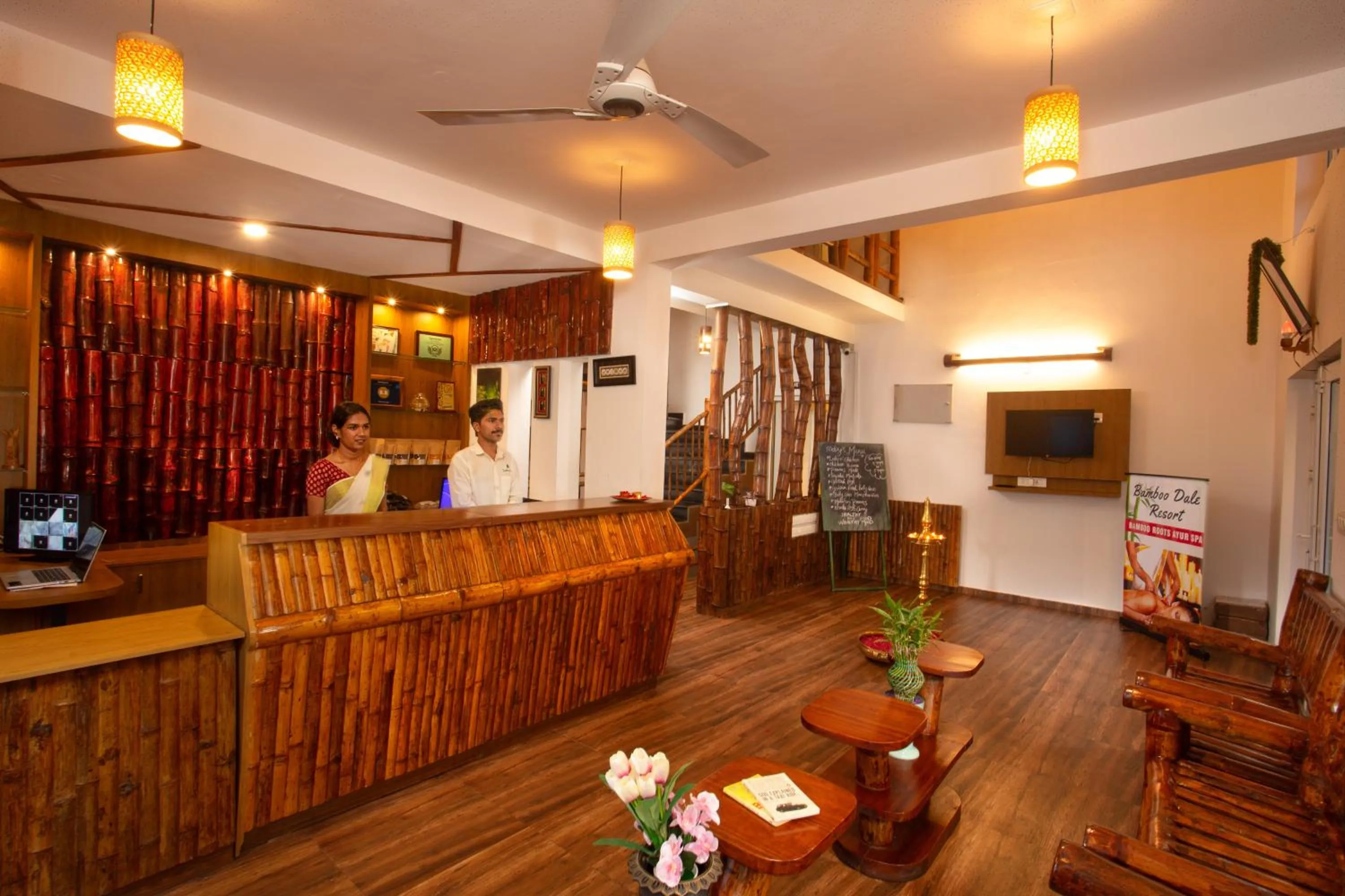 Lobby or reception in Bamboo Dale Resort & Spa Munnar by Stride