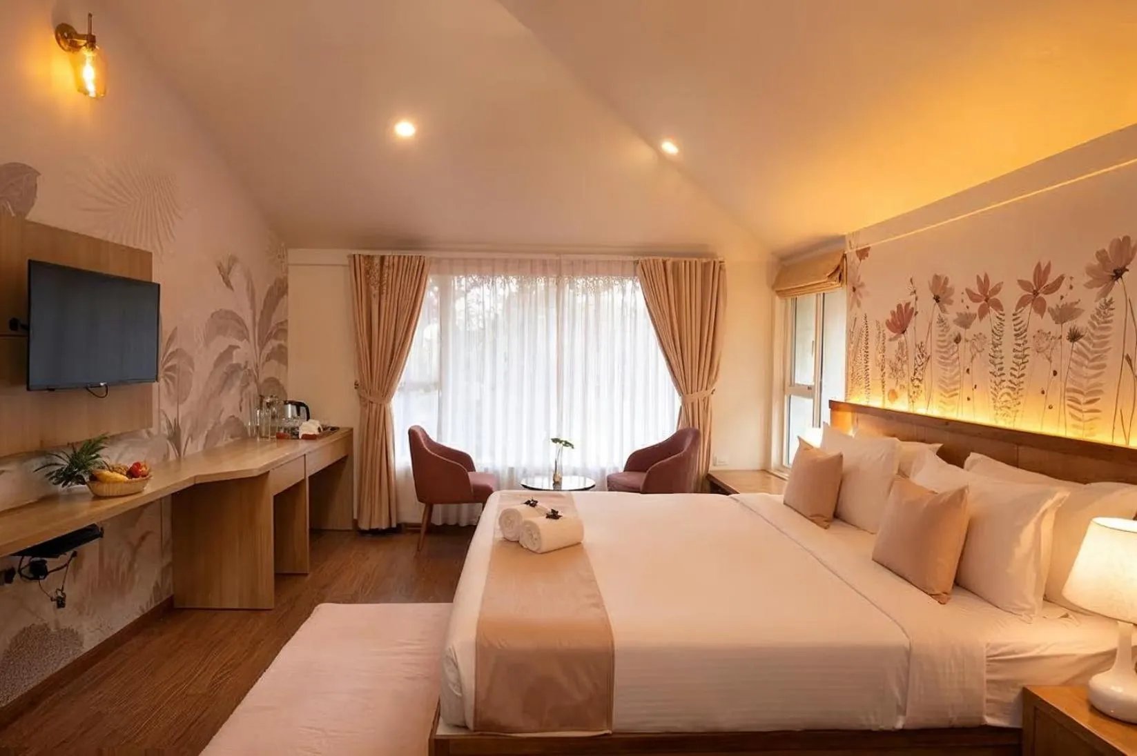 Bed in Bamboo Dale Resort & Spa Munnar by Stride