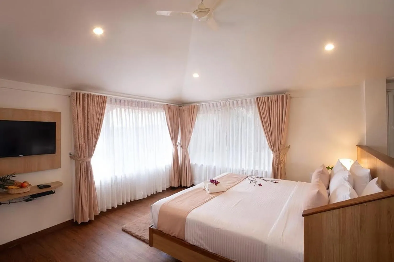 View (from property/room), Bed in Bamboo Dale Resort & Spa Munnar by Stride