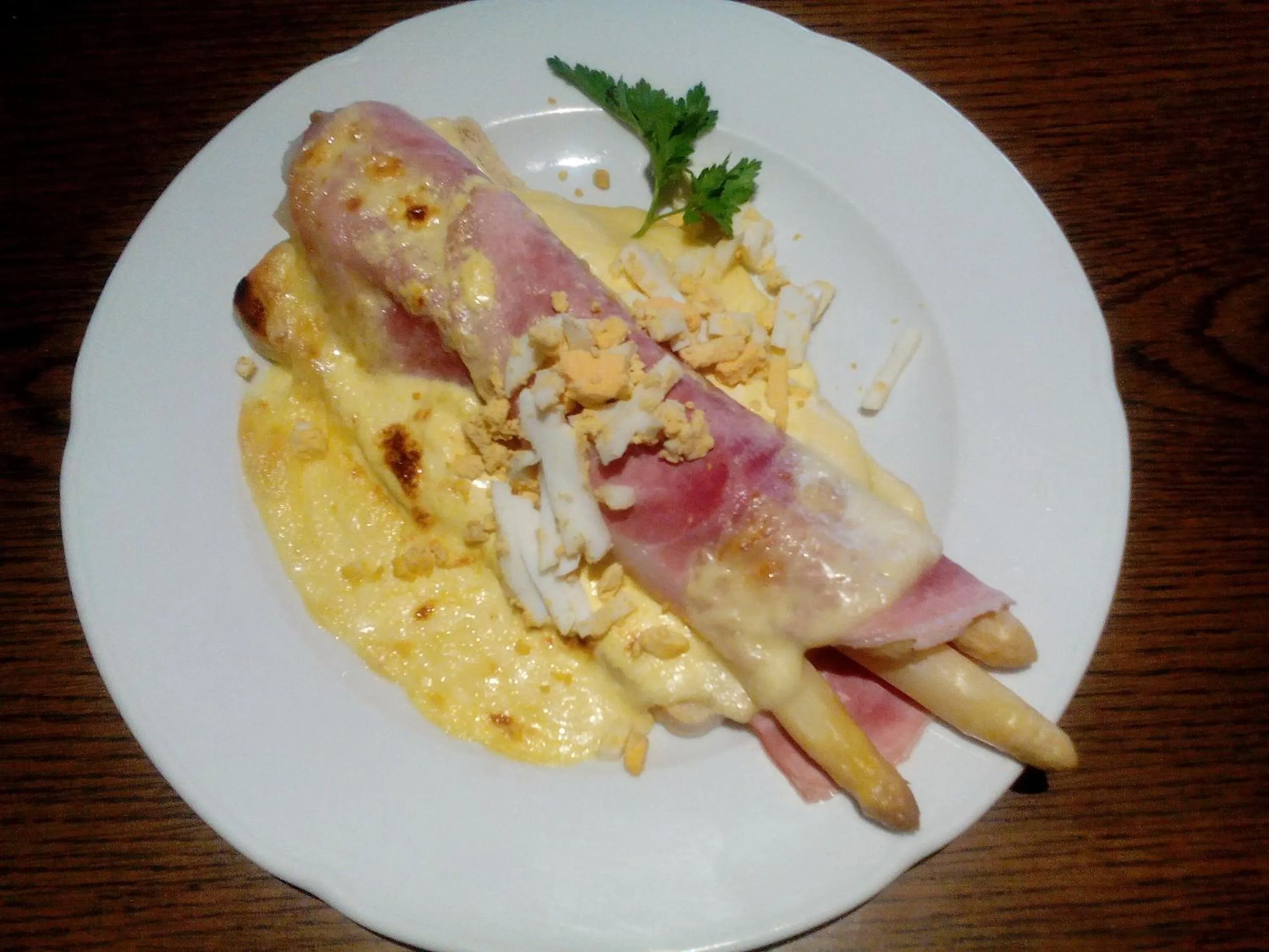 Food close-up in Hotel Restaurant Lütkebohmert