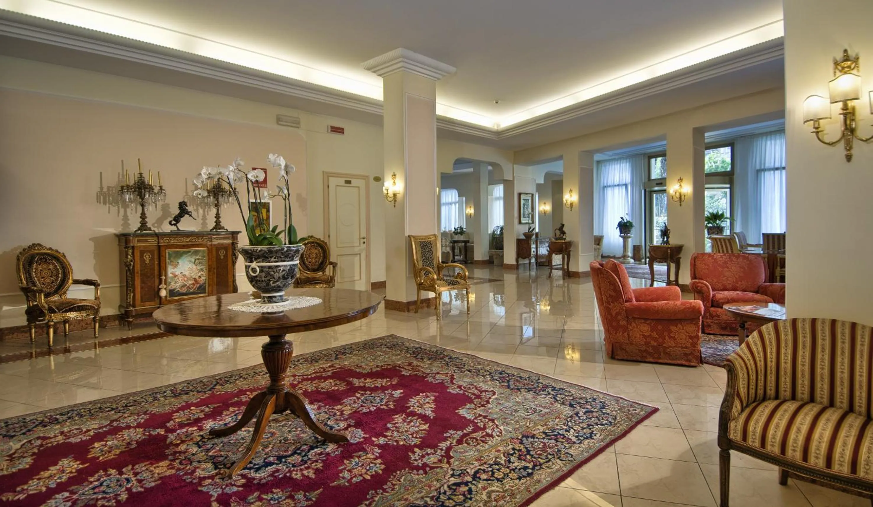 Lobby or reception in Hotel Terme Principe