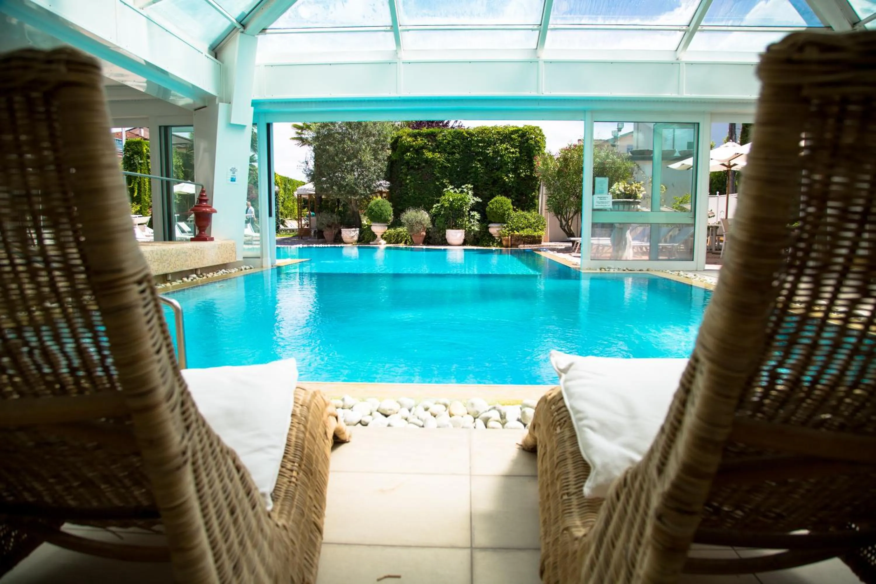 Swimming pool in Hotel Terme Principe