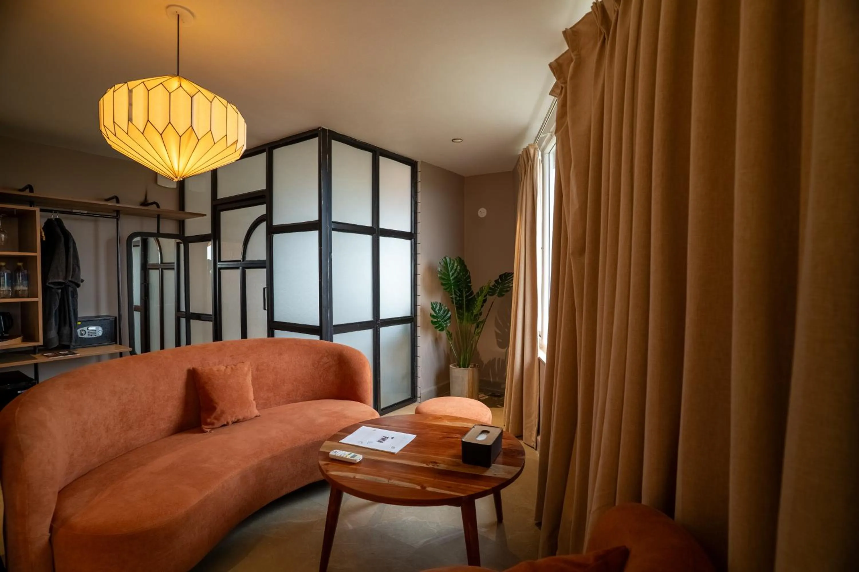 Seating area in Minimalist Panjim