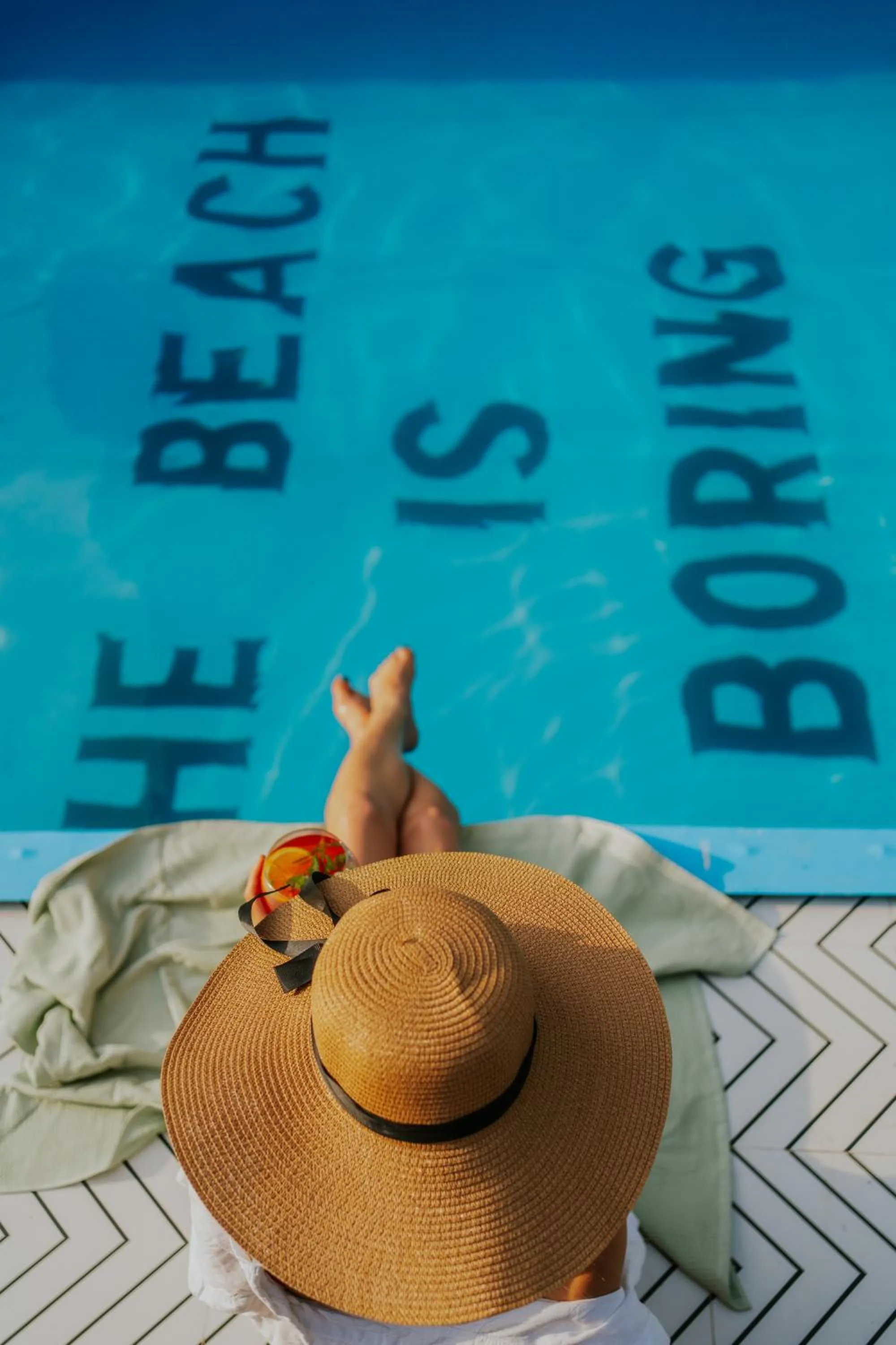 Swimming pool in Minimalist Panjim