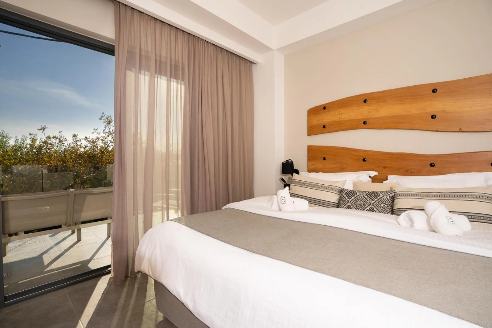 Bed in Zoe Seaside Resort