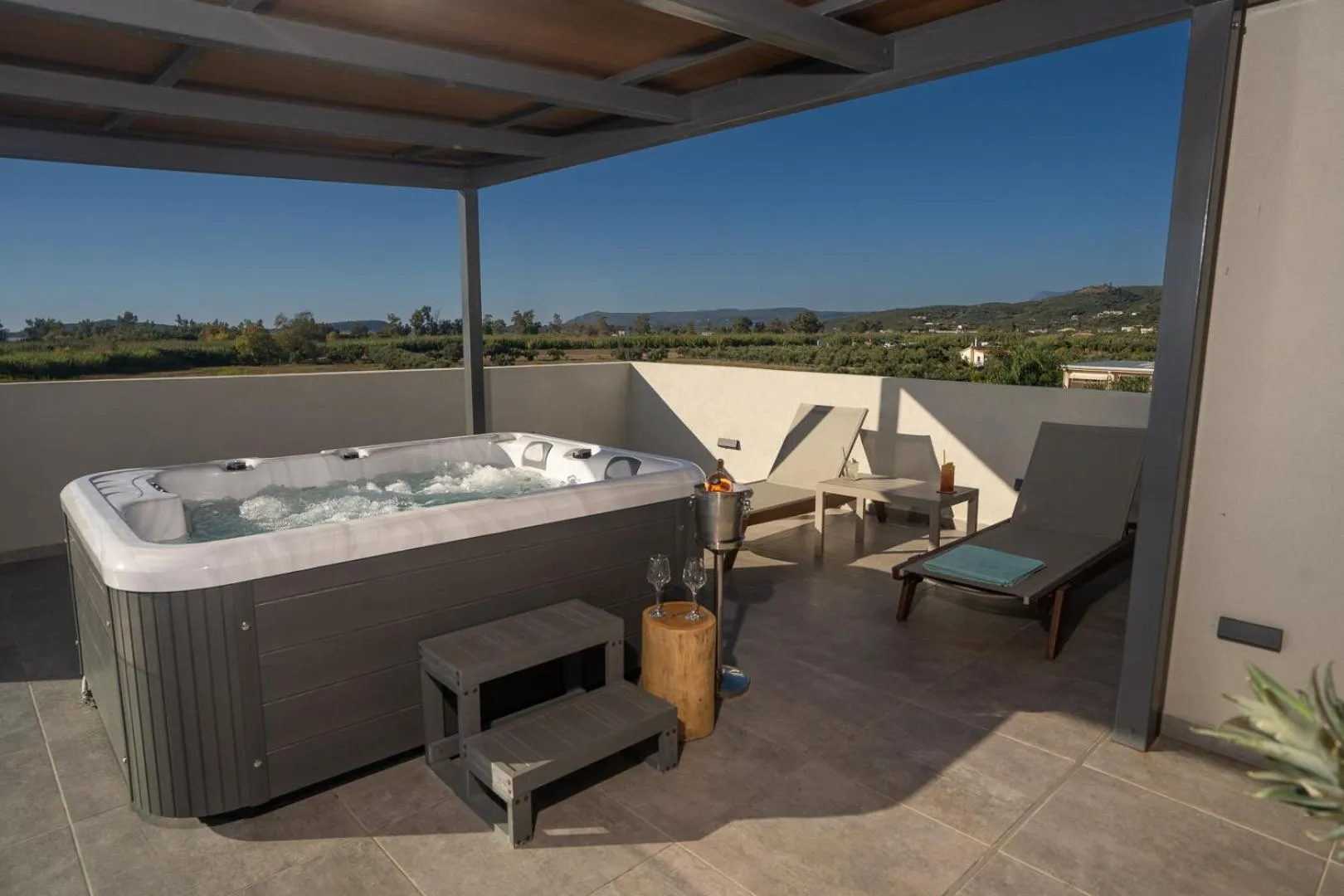 Hot Tub in Zoe Seaside Resort