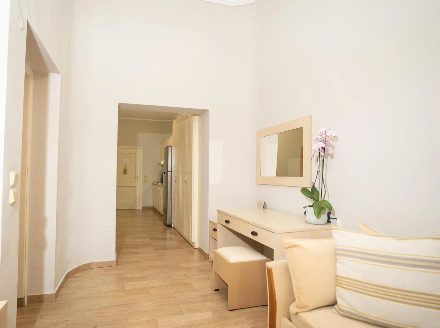 Seating area in Zoe Seaside Resort