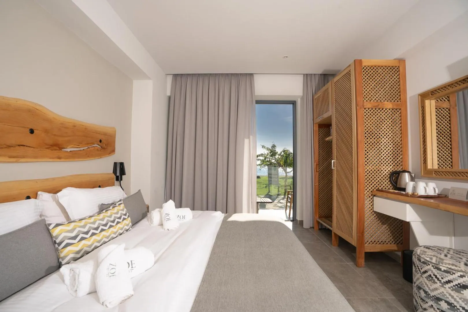 Bed in Zoe Seaside Resort